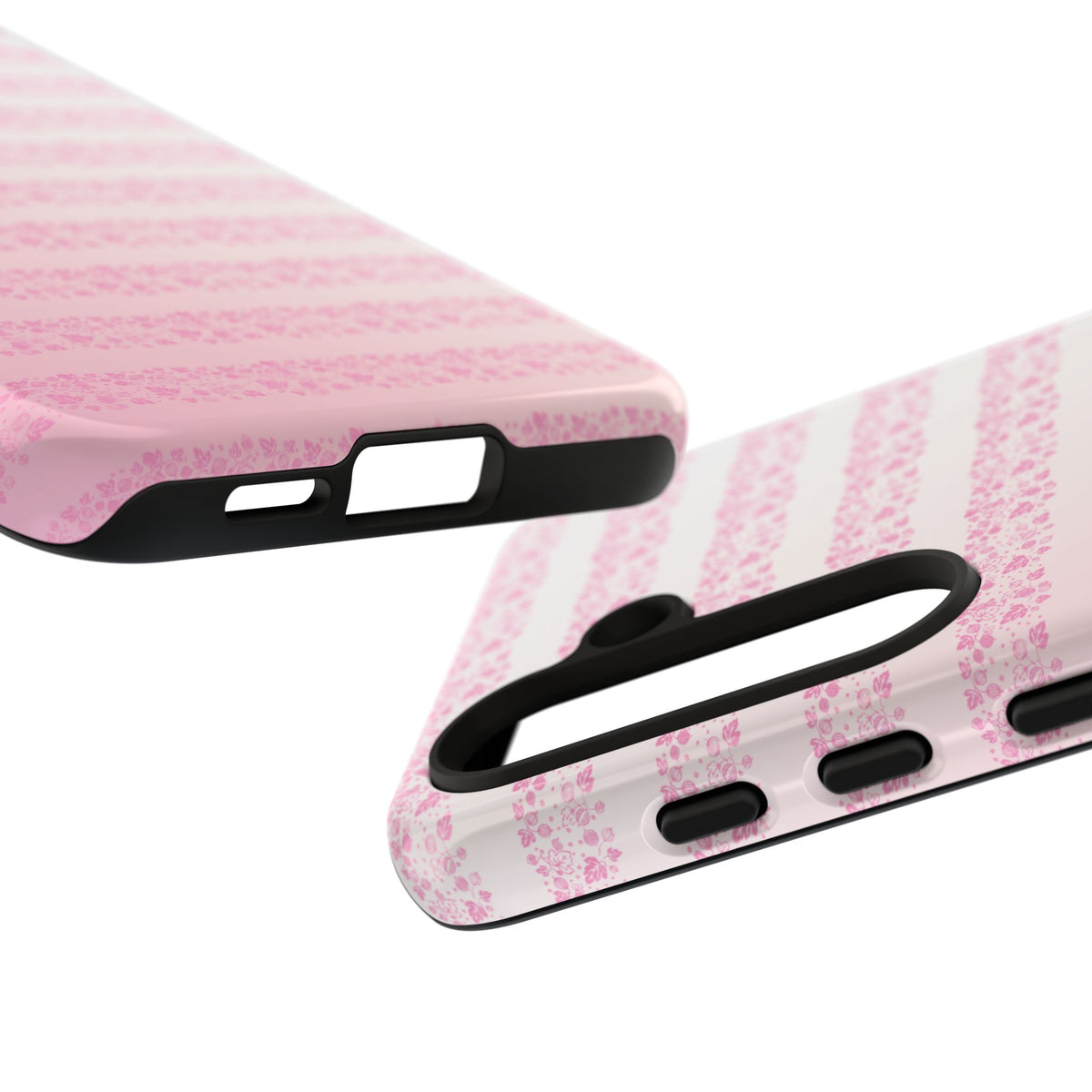 Pink Pyrex Gooseberry Striped Phone Case, Stylish Phone Cover, Tough Protective Case, Cute Cell Phone Case, Trending Gift for Her