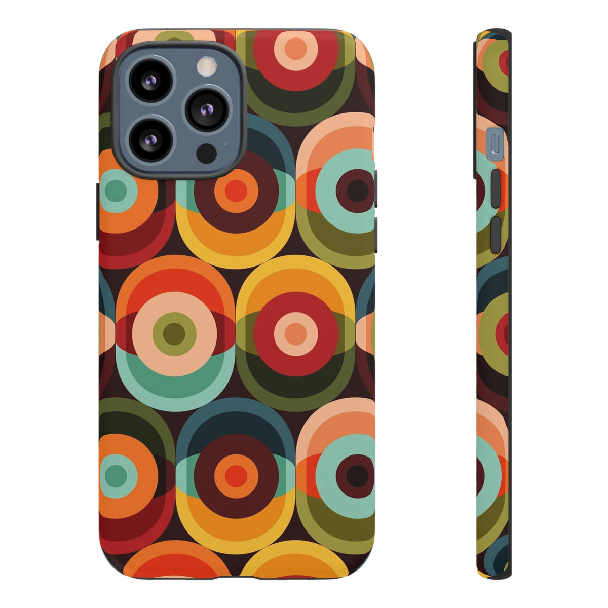 Retro Groovy Space Orb, Funky Fun Tough Phone Case