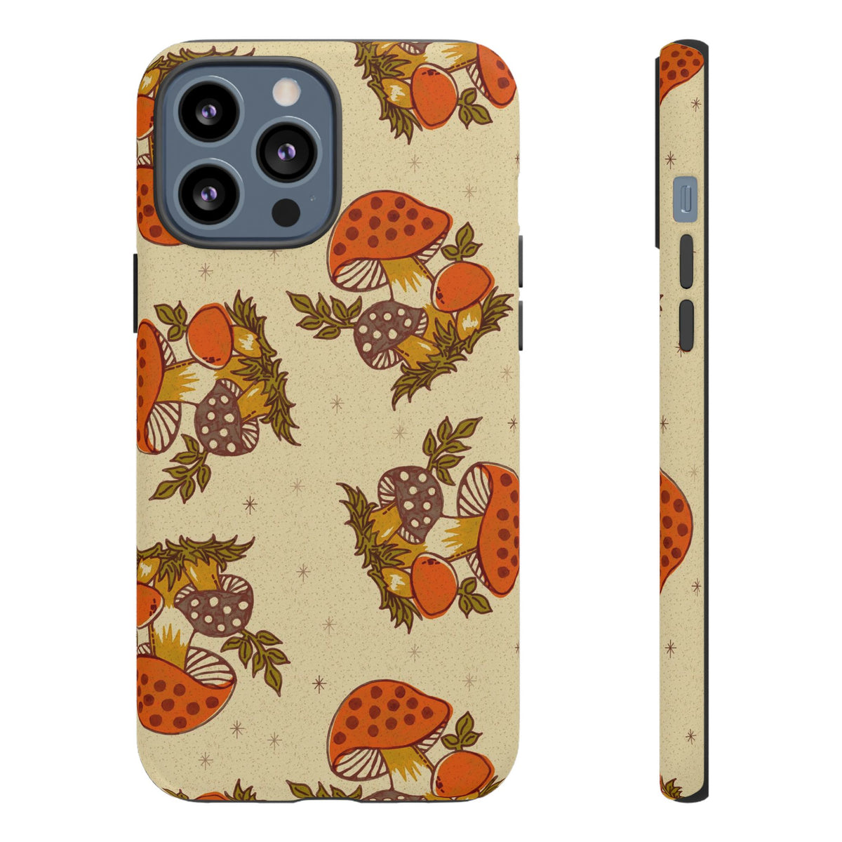 70s Merry Mushroom Groovy Retro Smart Phone Tough Phone Cases
