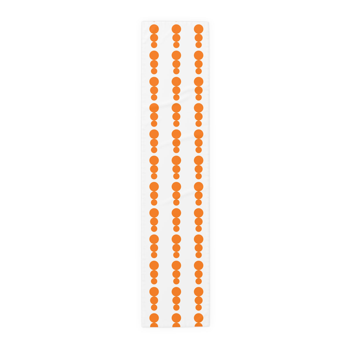 Modern Orange Pyrex Dot Table Runner - Mid Century Modern Gal