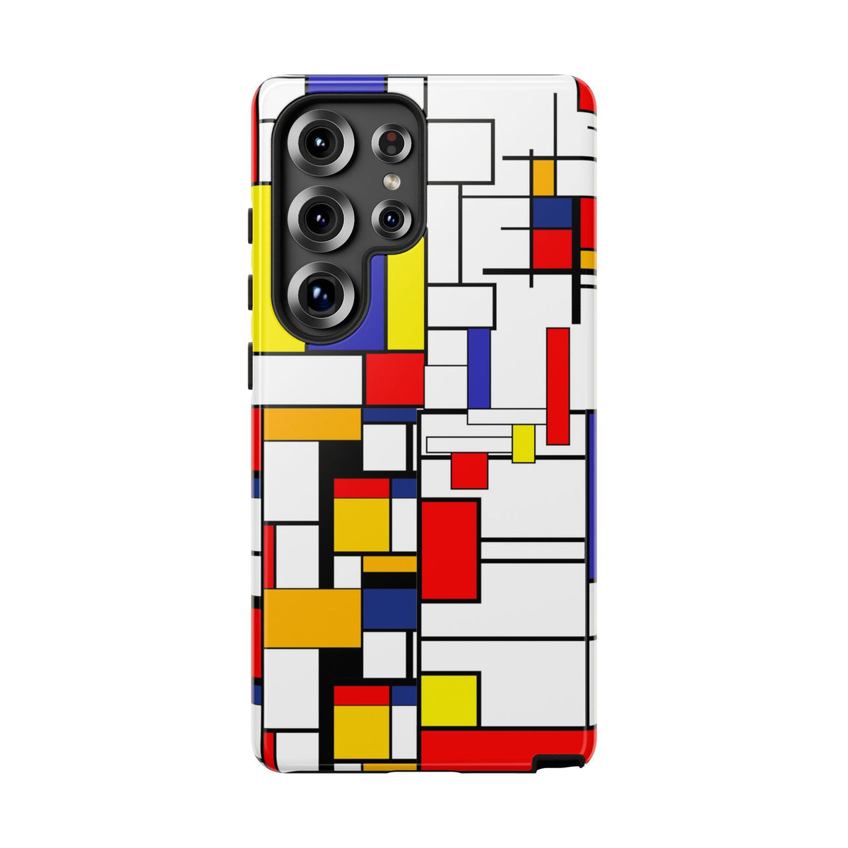 Retro Mod Mondrian, Mid Century Modern Style Tough Phone Case