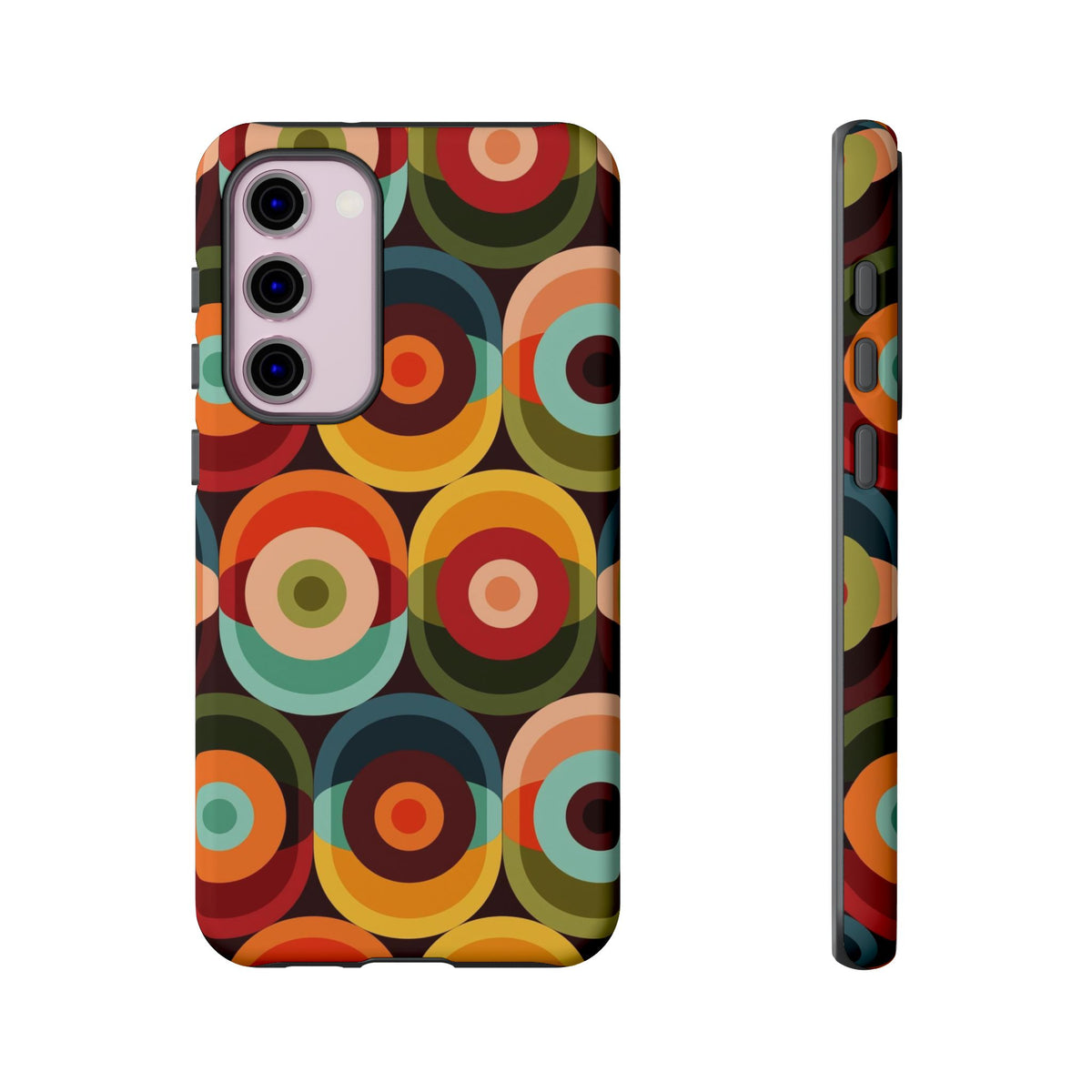 Retro Groovy Space Orb, Funky Fun Tough Phone Case