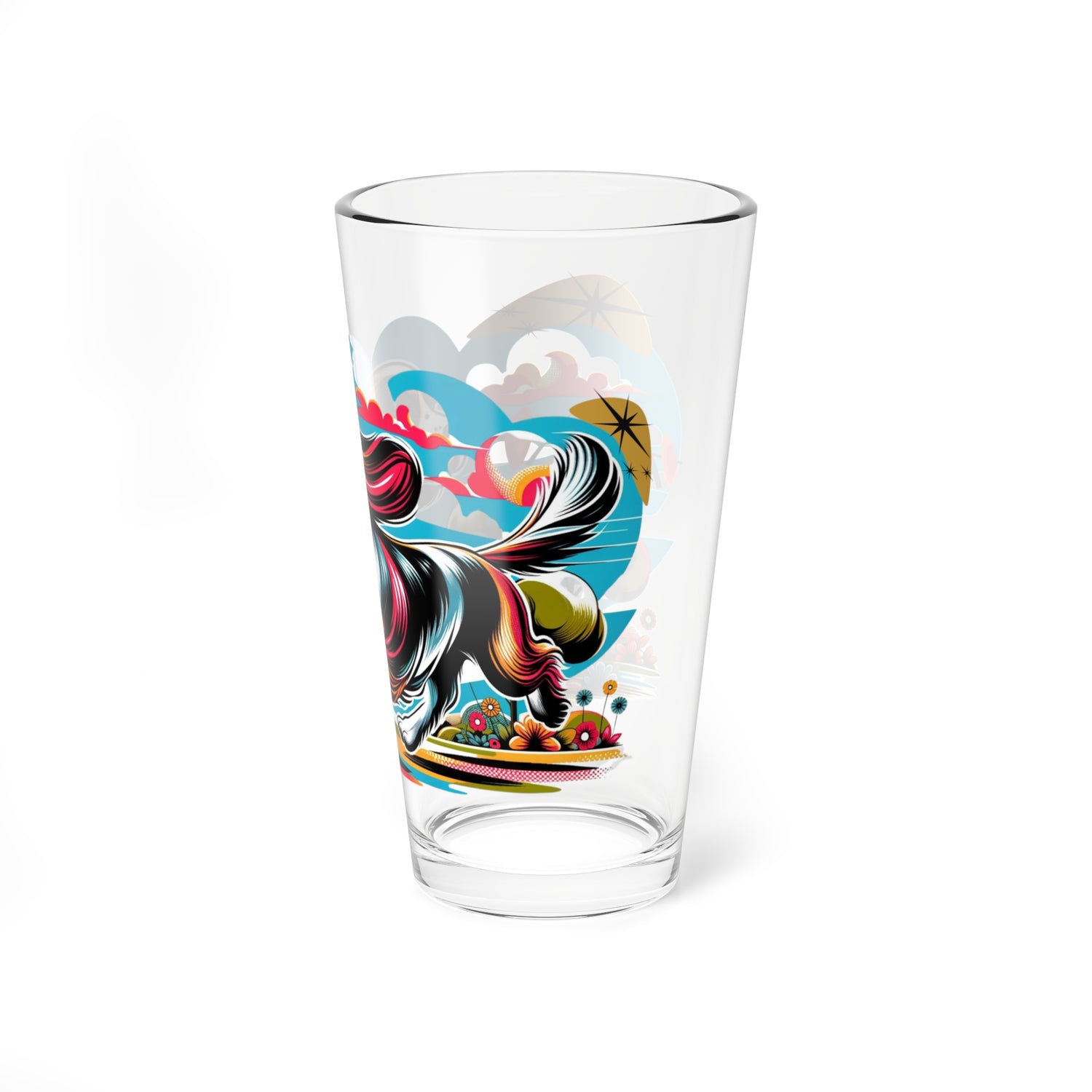 King Cavalier, Charles Spaniel Dog Mid Mod Retro Atomic Barware - Mid Century Modern Gal