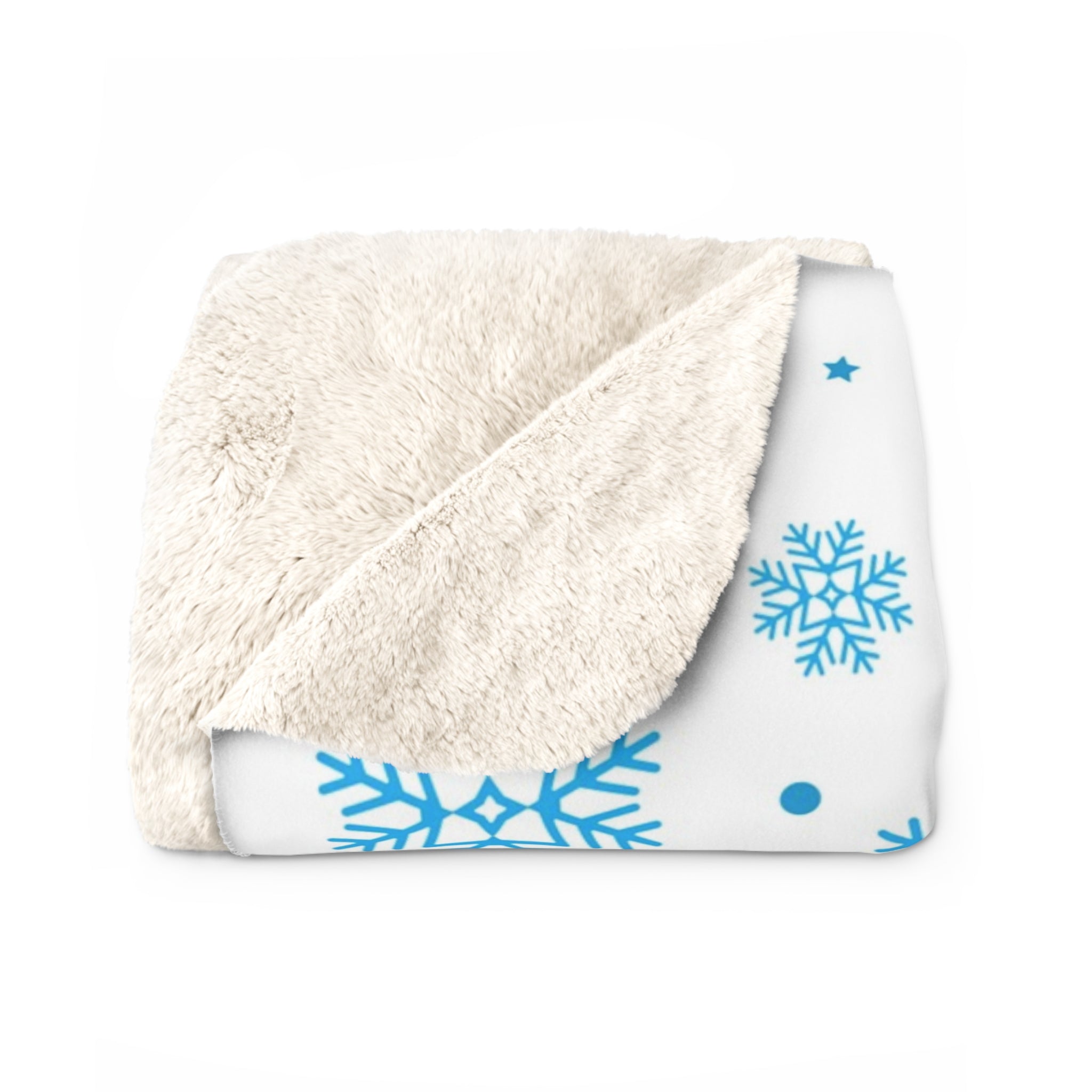 50s Christmas Fransican Starburst, Kitschy Snuggly Snowfake Blanket Gift - Mid Century Modern Gal