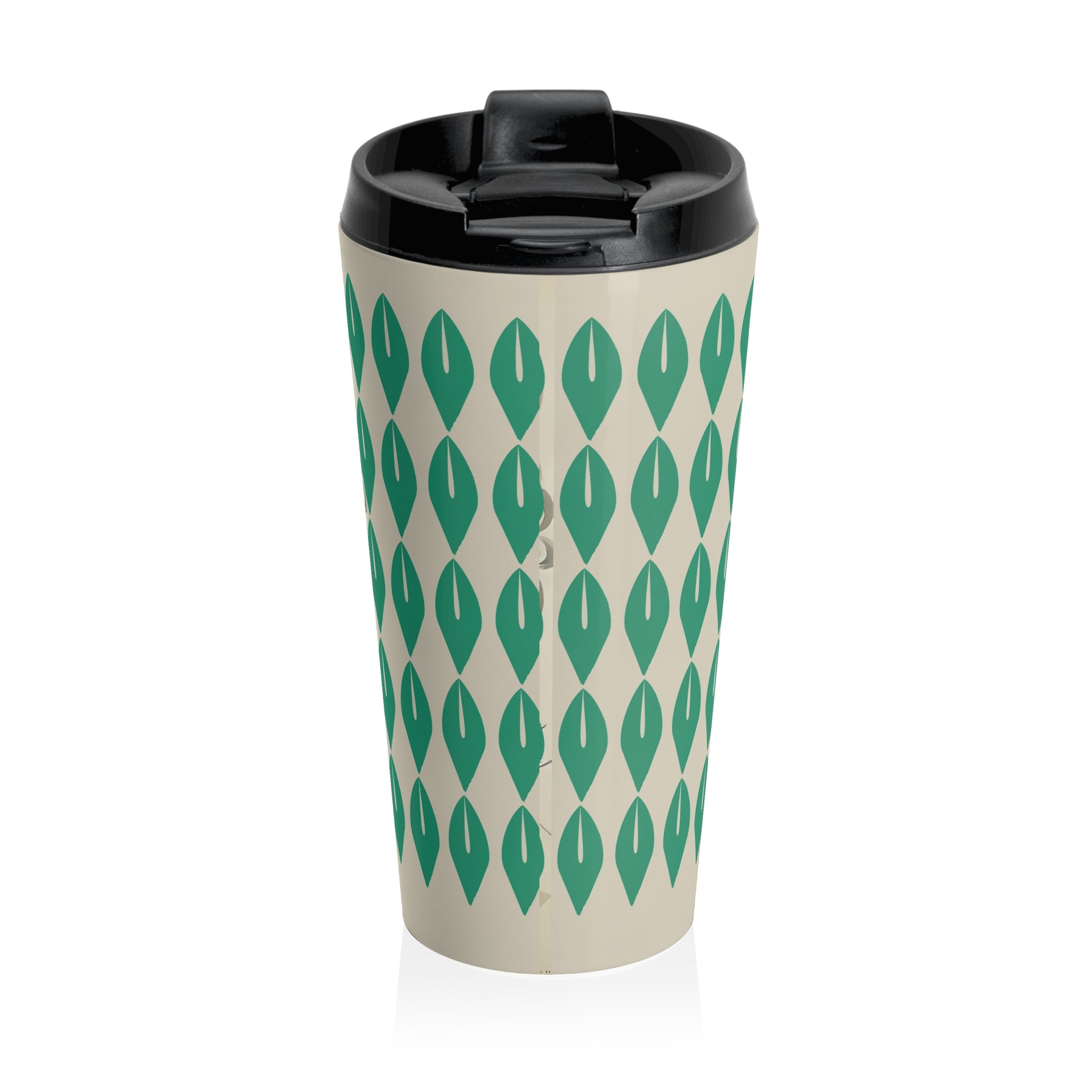 Pyrex Ad Vintage-Inspired Stainless Steel Travel Mug - Eco-Friendly Coffee Cup for Home & Outdoors - Mid Century Modern Gal