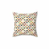 Scandinavian Modern Danish, Geometric Retro Mod Pillow Home Decor 14" × 14" Mid Century Modern Gal