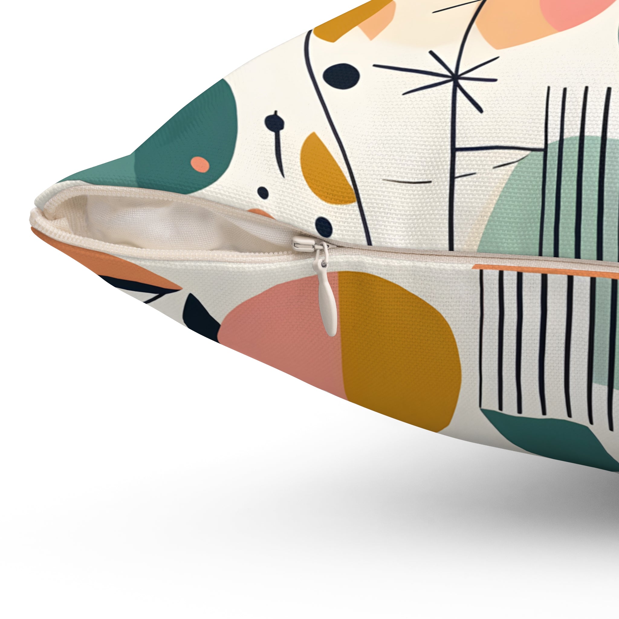 Mid Century Modern Scandinavian Designed Minimalist Mod Retro Pillow And Insert - Mid Century Modern Gal