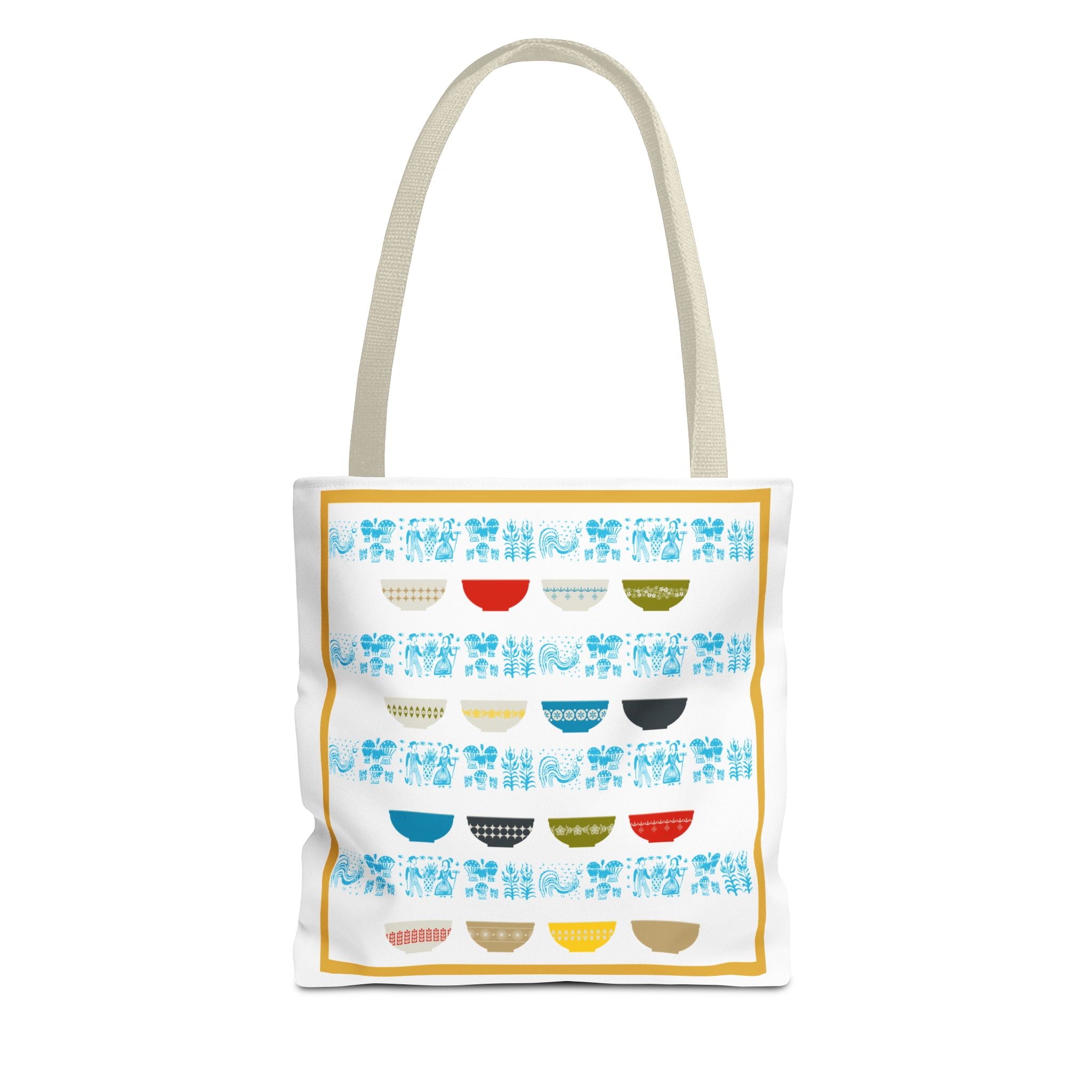 Pyrex Collector, Vintage Pyrex Lover, Kitschy Mod Everyday Tote Bag - Mid Century Modern Gal