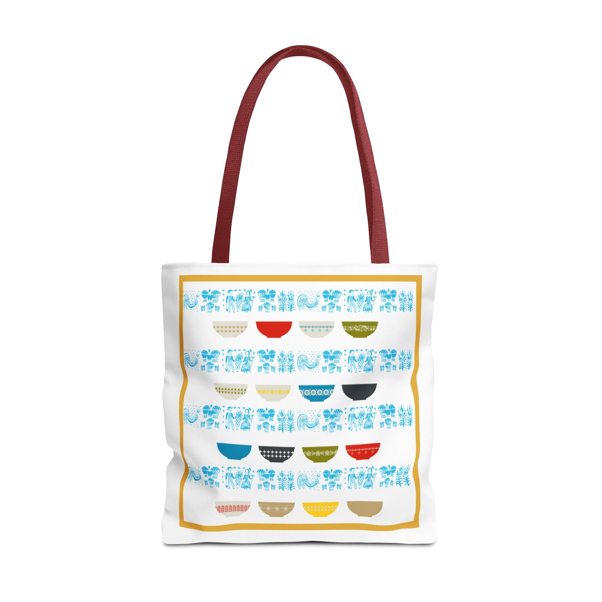 Pyrex Collector, Vintage Pyrex Lover, Kitschy Mod Everyday Tote Bag - Mid Century Modern Gal