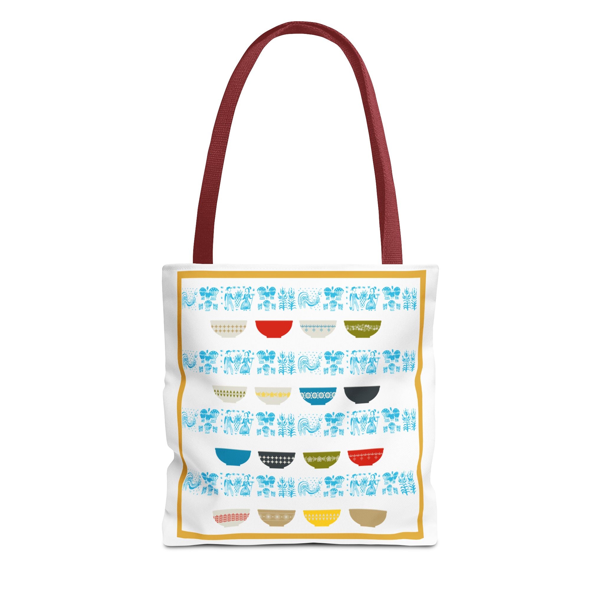 Pyrex Collector, Vintage Pyrex Lover, Kitschy Mod Everyday Tote Bag - Mid Century Modern Gal