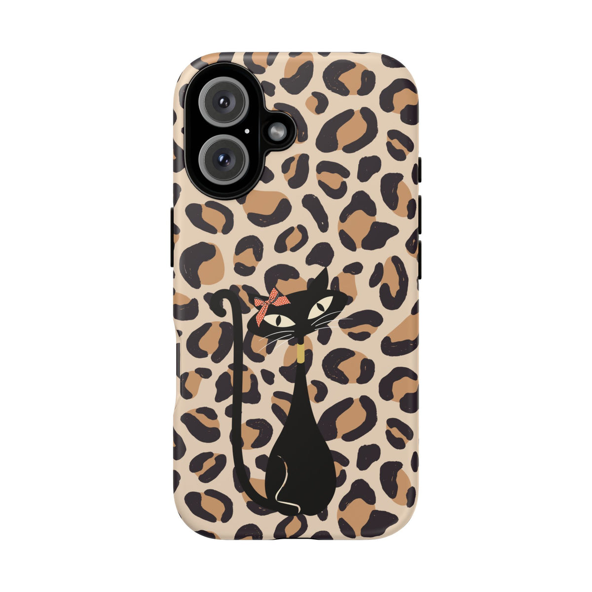 Mid Century Modern 50s Leopard Print, Atomic Cat, Mid Mod Tough Cases