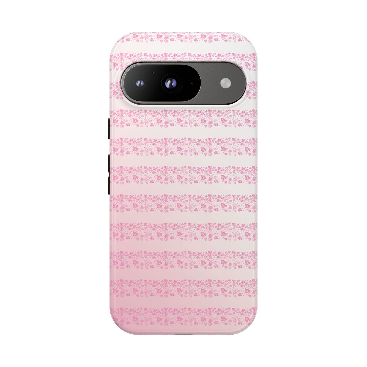 Pink Pyrex Gooseberry Striped Phone Case, Stylish Phone Cover, Tough Protective Case, Cute Cell Phone Case, Trending Gift for Her