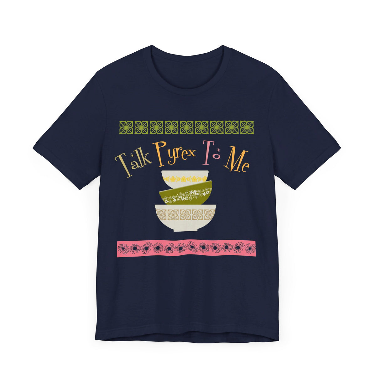 Pyrex Collector Retro T-Shirt, Pyrex Lover, Funny Quirky Collectors Edition By MCM GAL - Mid Century Modern Gal