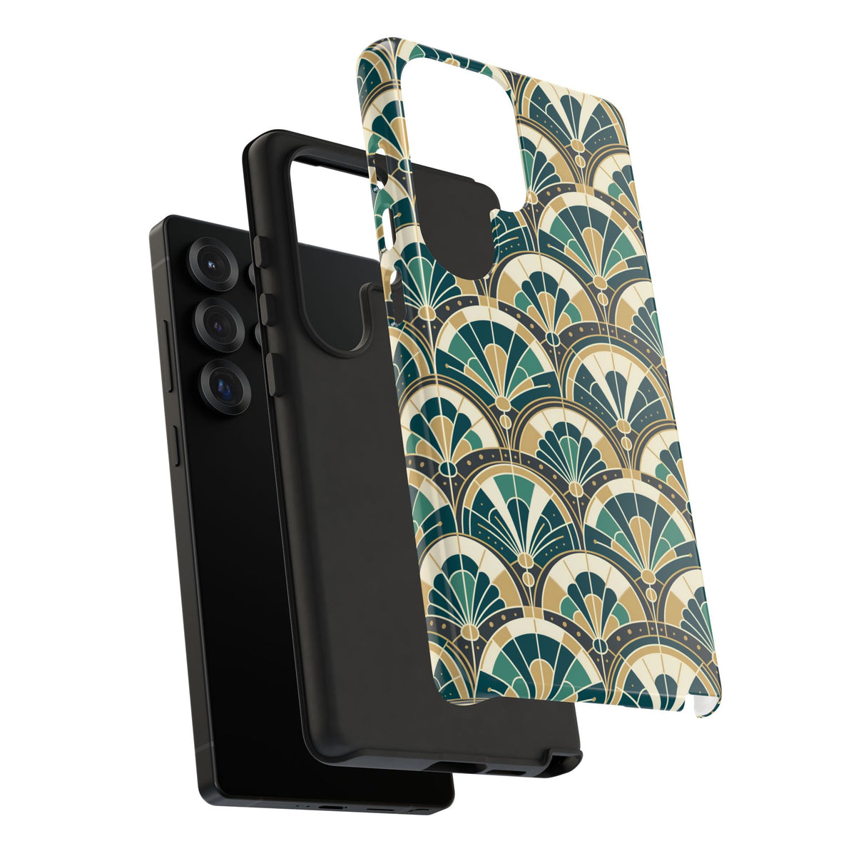 Art Deco Peacock Inspired Tough Phone Case