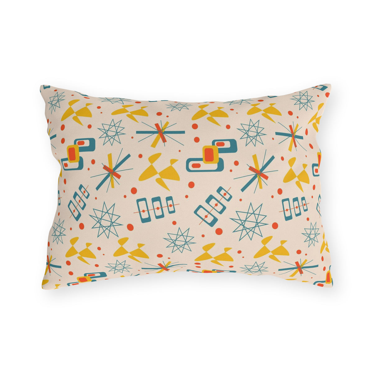 Mid Century Modern 50s Pattern, Mod Summer Outdoor Retro Pillows - Mid Century Modern Gal