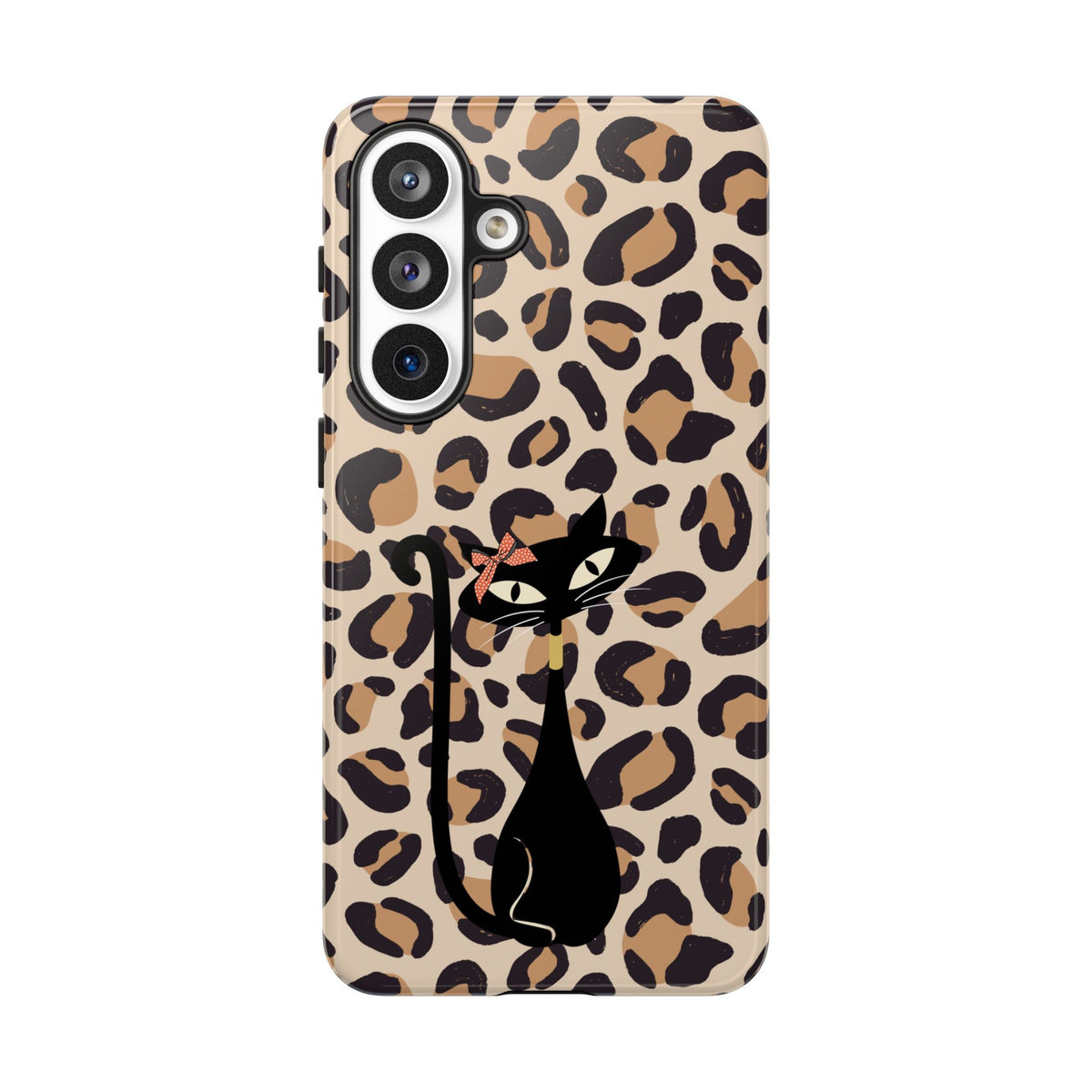 Mid Century Modern 50s Leopard Print, Atomic Cat, Mid Mod Tough Cases