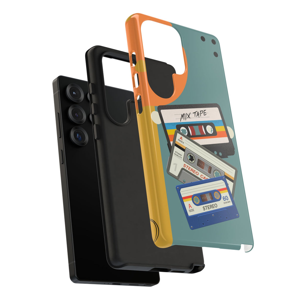 Gen X, Retro Cassettes Mid Mod Smart Phone Tough Cases - Mid Century Modern Gal