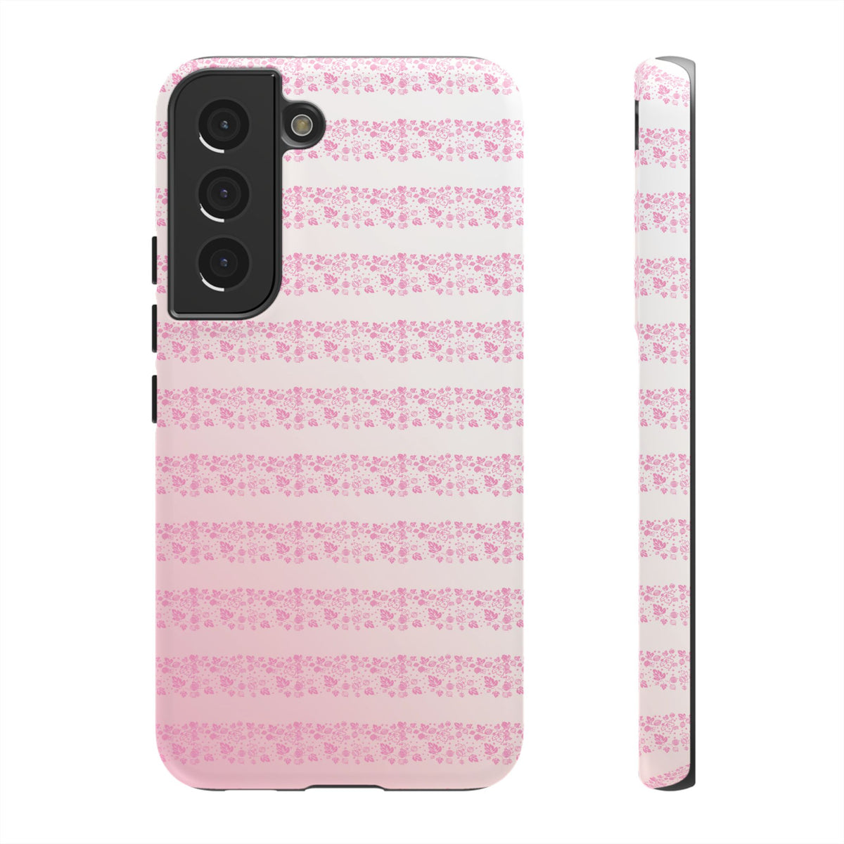 Pink Pyrex Gooseberry Striped Phone Case, Stylish Phone Cover, Tough Protective Case, Cute Cell Phone Case, Trending Gift for Her