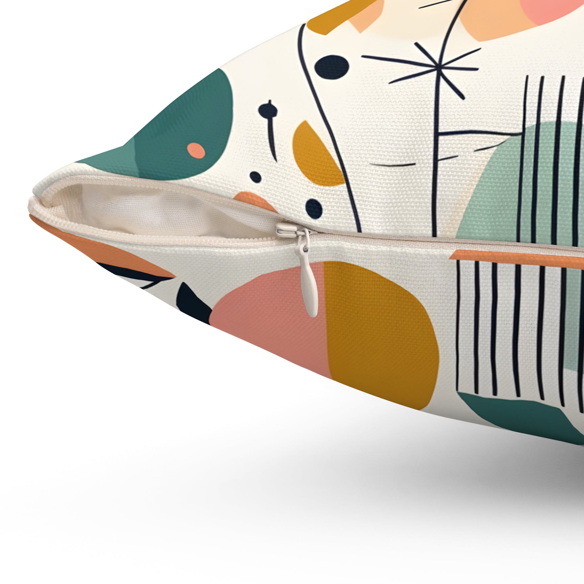 Mid Century Modern Scandinavian Designed Minimalist Mod Retro Pillow And Insert - Mid Century Modern Gal