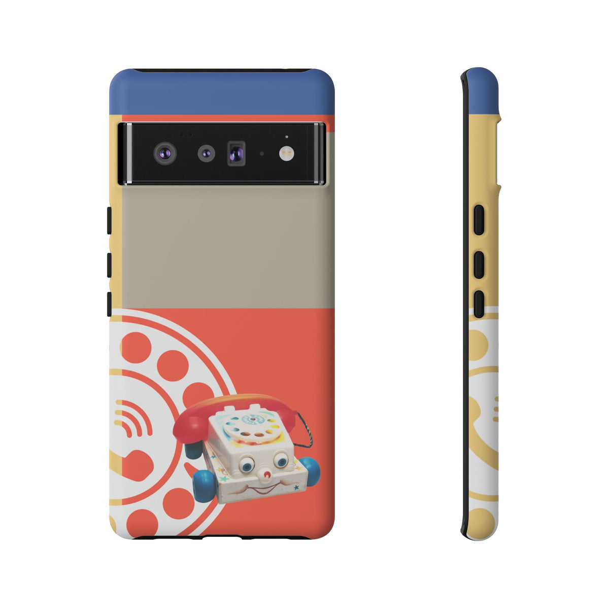 The First Original Phone, Eye Phone, Retro Kitschy Cute Rotary Phone, Tough Phone Cases