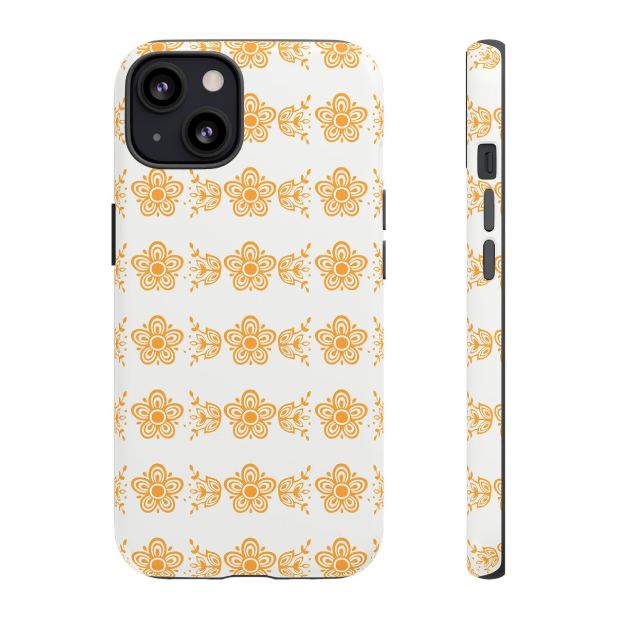 Pyrex Golden Butterfly Floral Phone Case, Tough Cases for Stylish Protection, Gift for Her, Durable, Trendy Floral Design, Cell Phone Cover