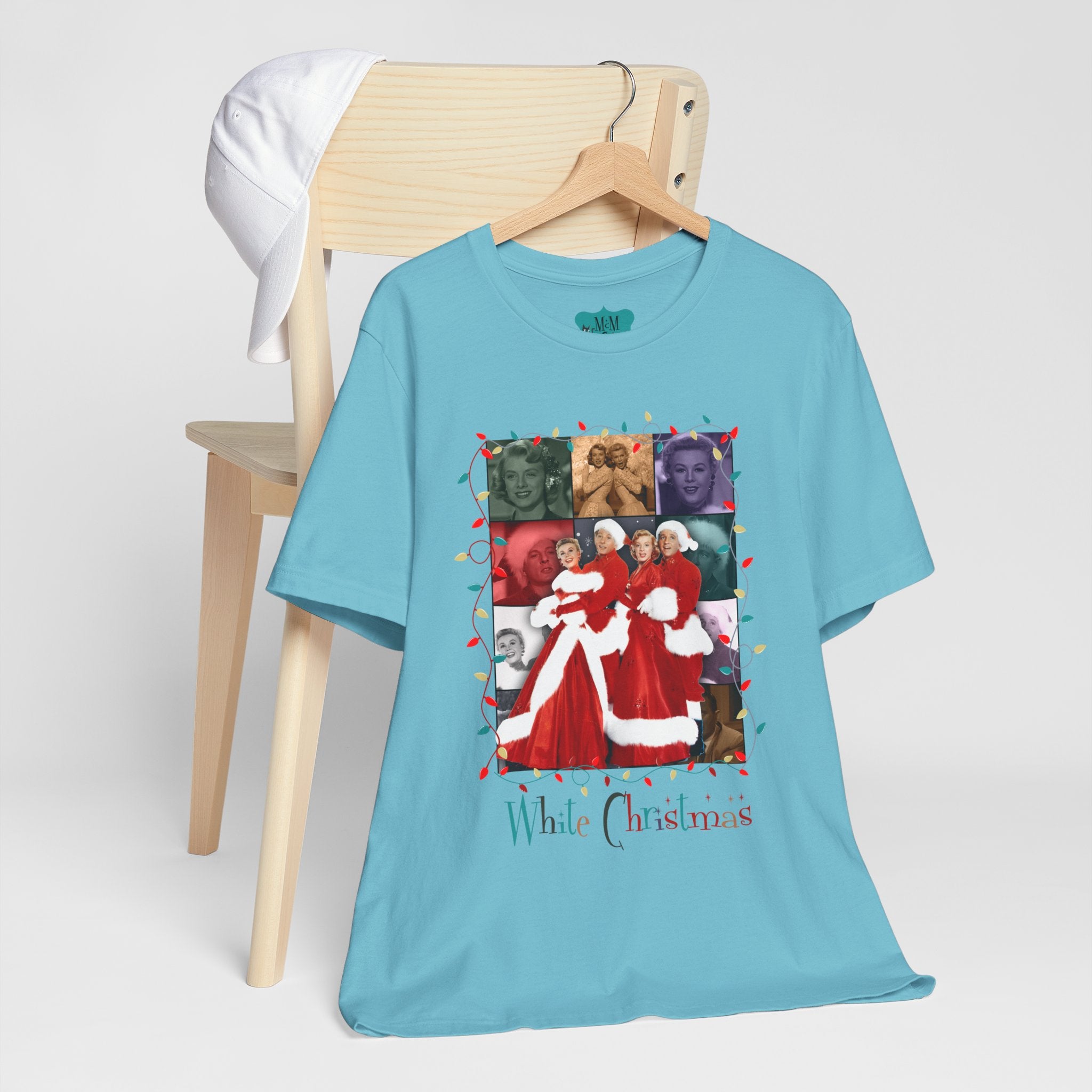 Wallace And Davis Sisters Sisters 50s White Christmas Movie Tee - Mid Century Modern Gal