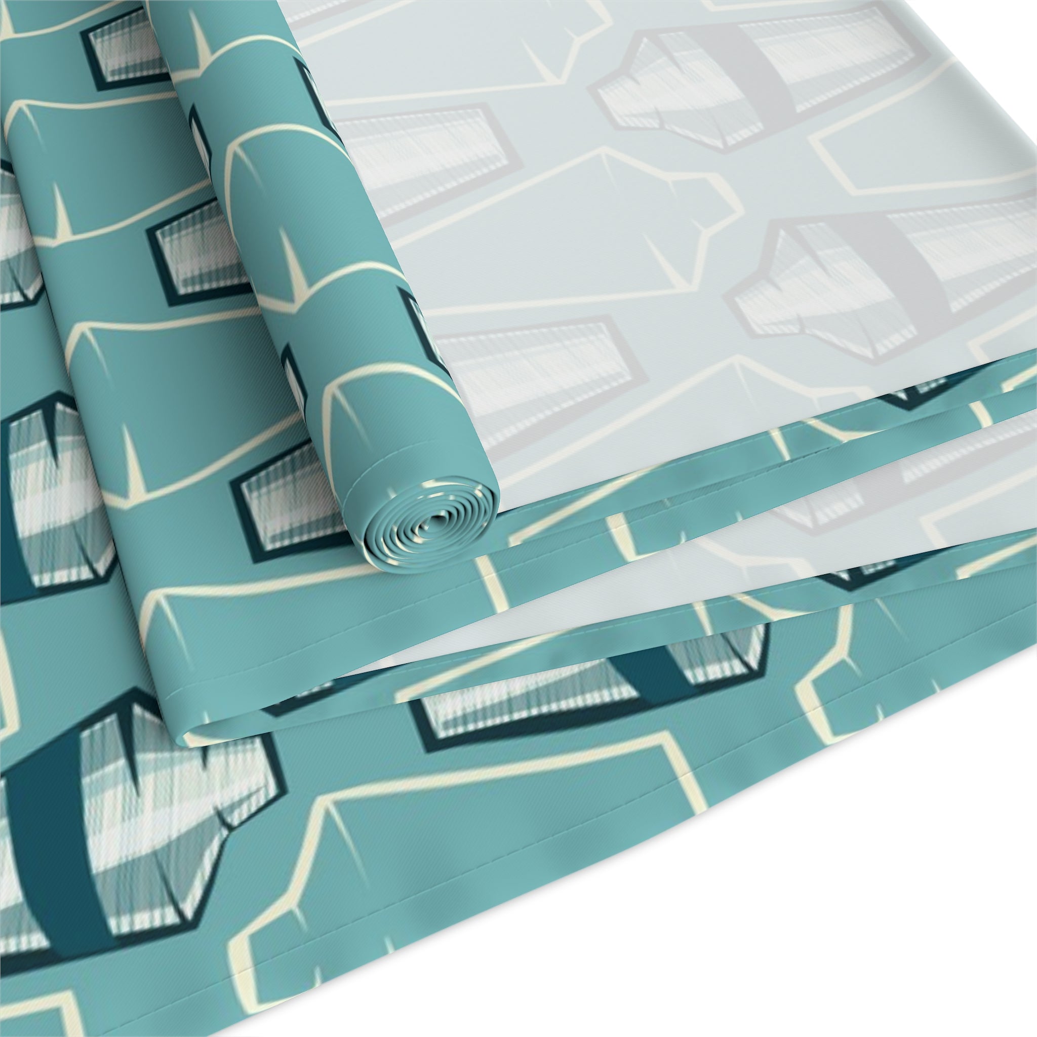 Mid Century Modern Barware Martini Shaker Modern Table Runner - Mid Century Modern Gal