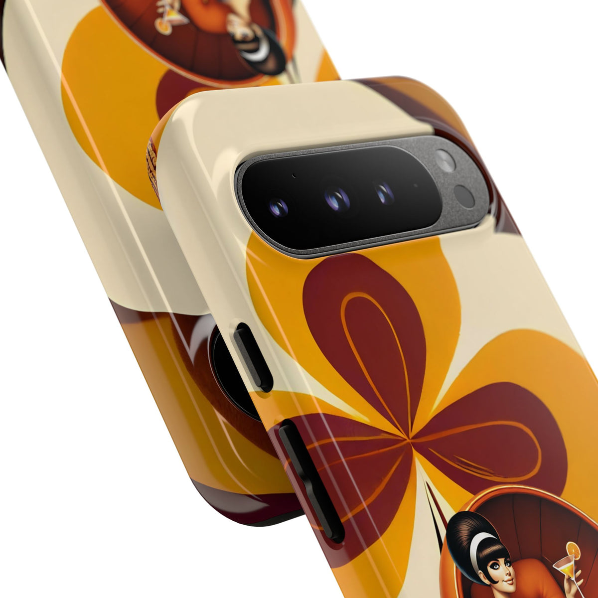 Groovy Mod 60s Retro Flower Power Phone Cases