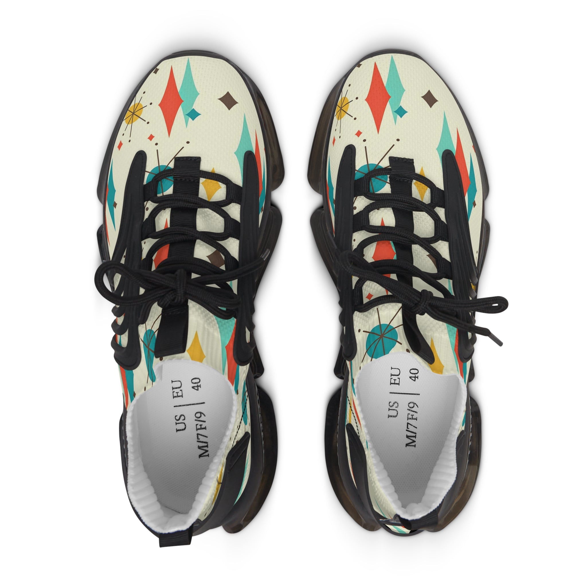 Mid Mod Franciscan Designed Retro Mesh Sneakers For Women - Mid Century Modern Gal