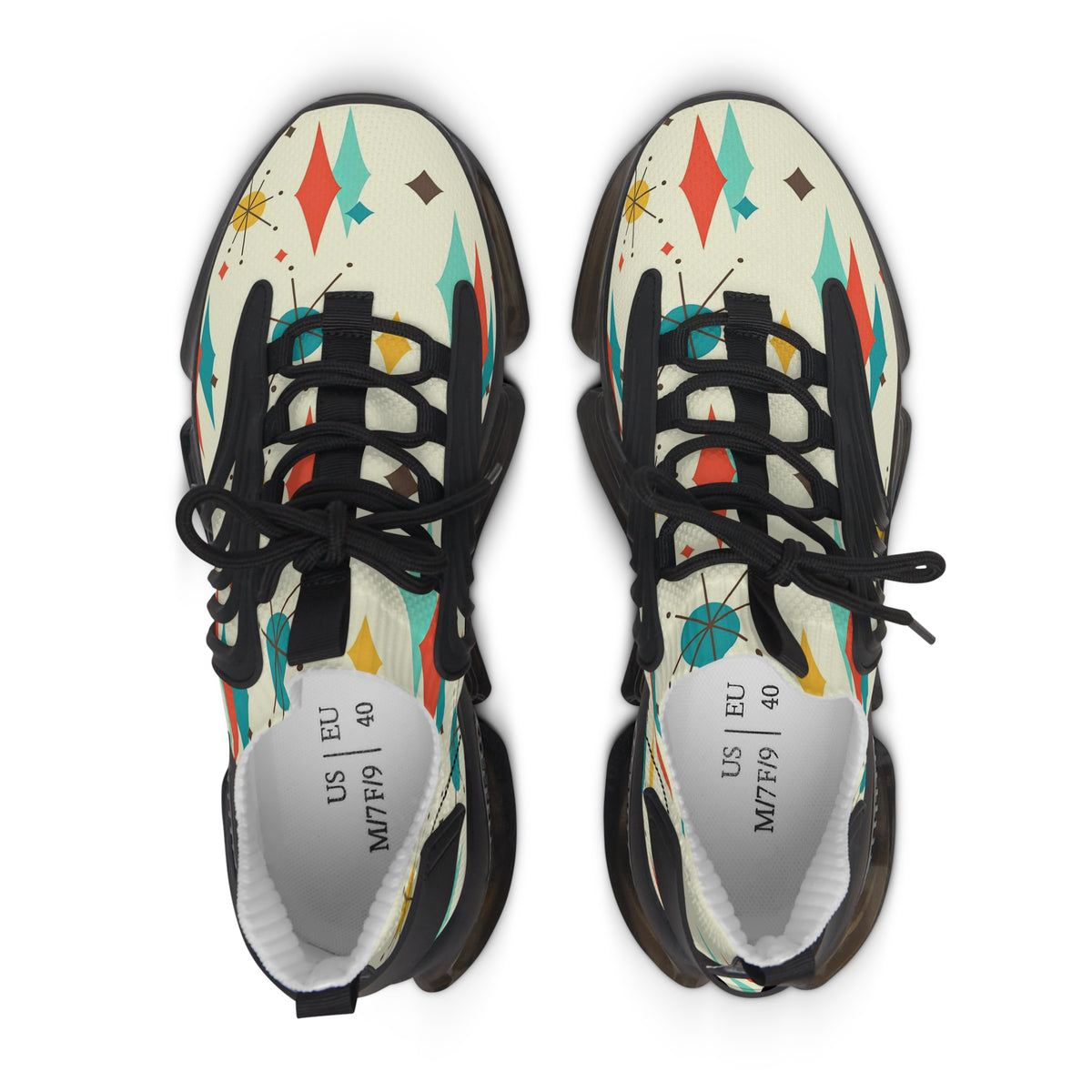 Mid Mod Franciscan Designed Retro Mesh Sneakers For Women - Mid Century Modern Gal