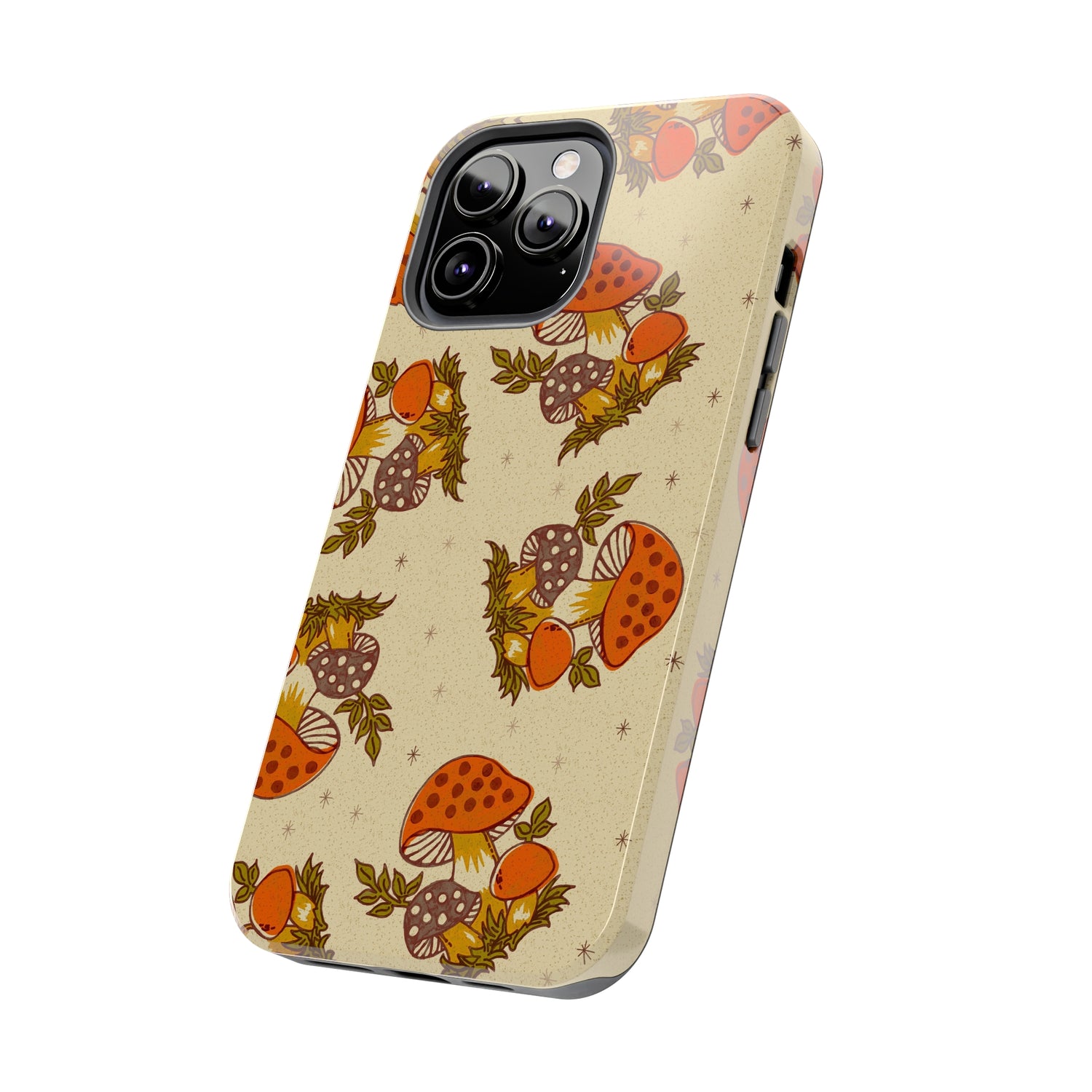 70s Merry Mushroom Groovy Retro Smart Phone Tough Phone Cases