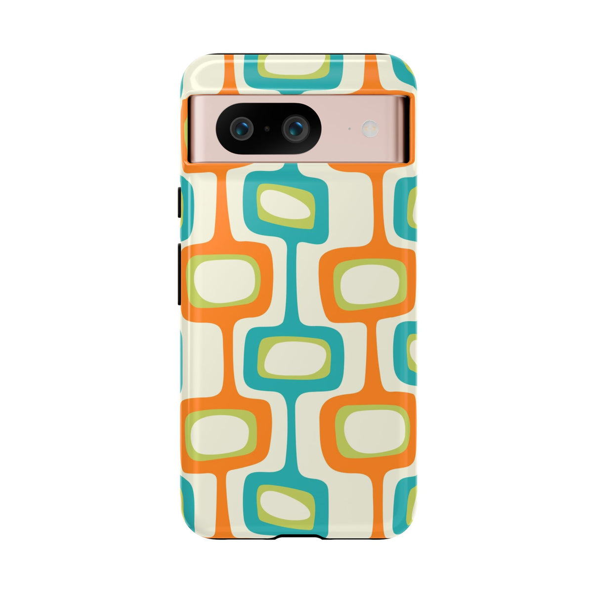 Mid Century Modern Groovy Googie Design, Colorful Smart Phone Tough Cases