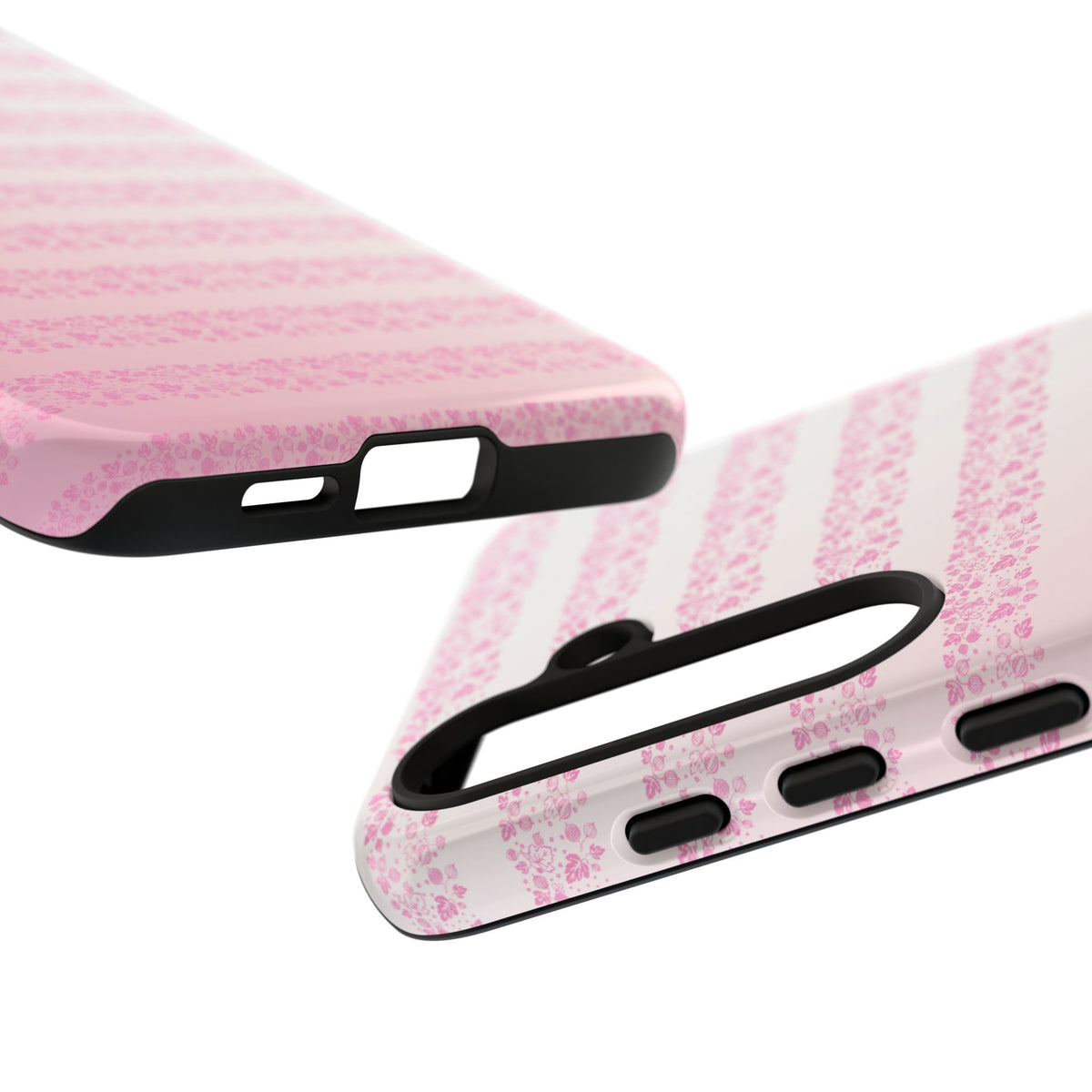 Pink Pyrex Gooseberry Striped Phone Case, Stylish Phone Cover, Tough Protective Case, Cute Cell Phone Case, Trending Gift for Her
