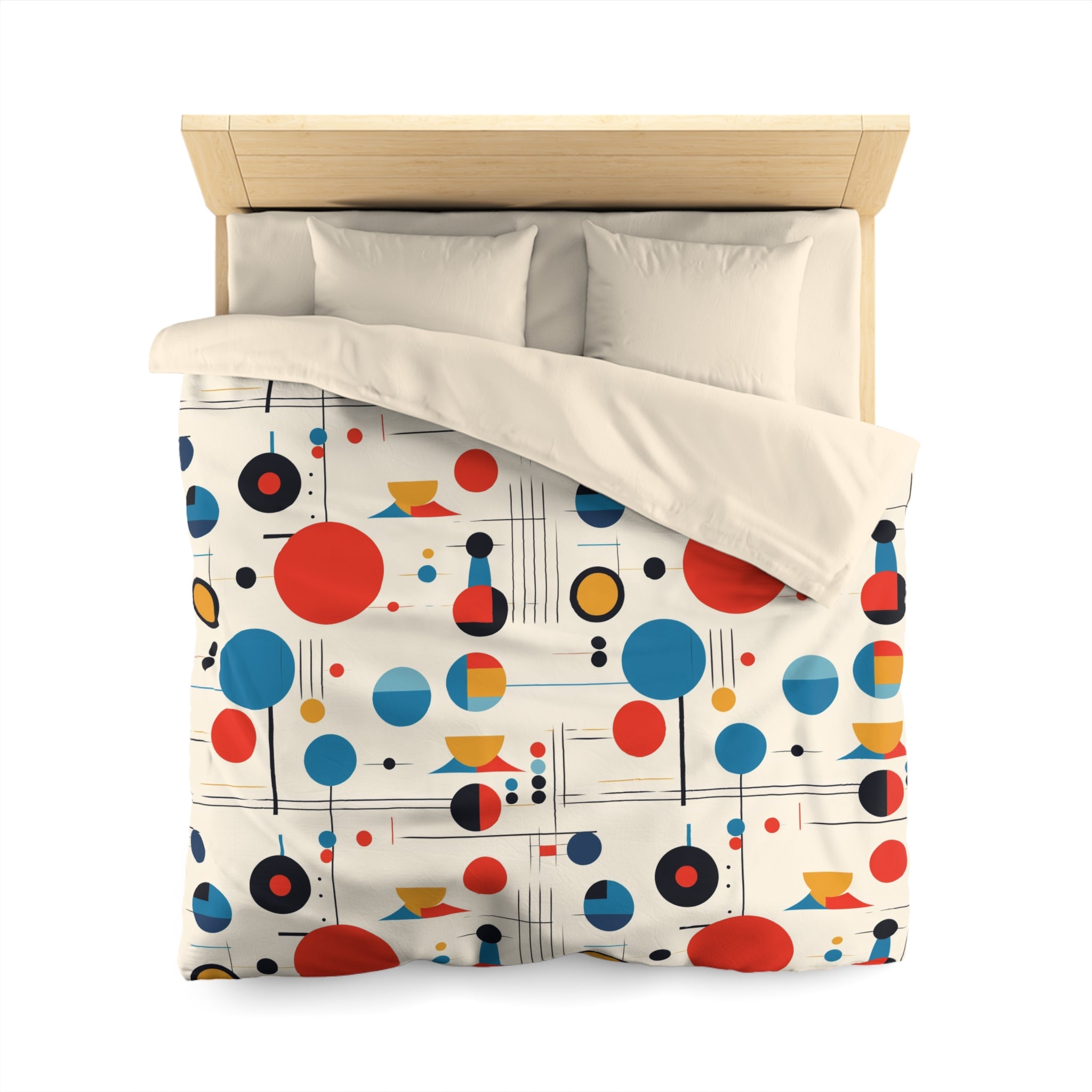 Mid Century Modern Bauhaus Designed Modern Duvet Cover - Mid Century Modern Gal