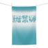 Pyrex Butterprint, Blue, Kitschy Mod 50s Soft Tea Towel Home Decor 16& Mid Century Modern Gal
