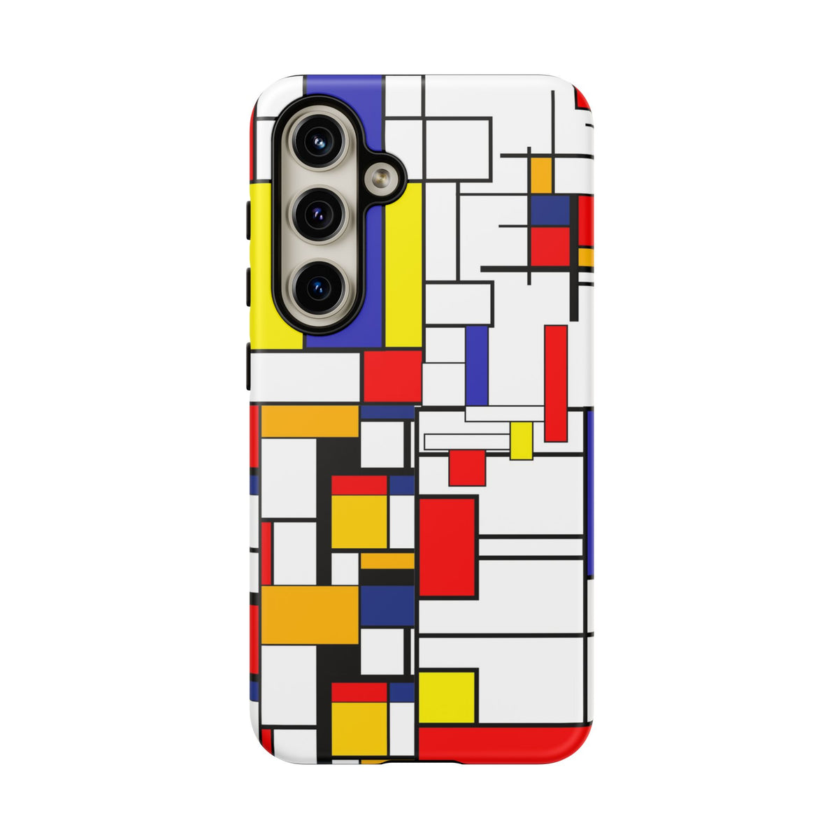 Retro Mod Mondrian, Mid Century Modern Style Tough Phone Case