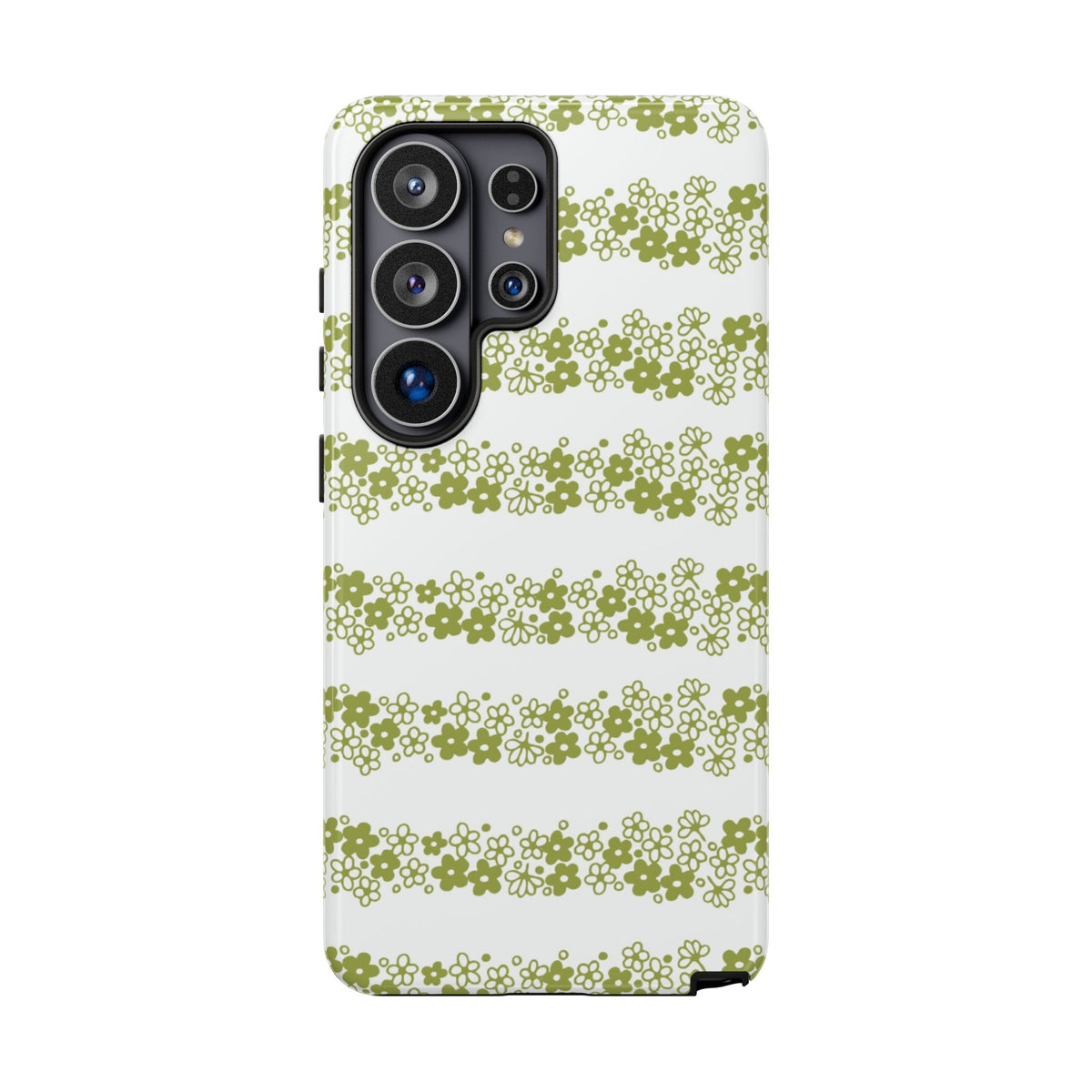 Pyrex Crazy Daisy Spring BlossonFloral Phone Case: Tough Cases with Elegant Green Floral Design, Durable Phone Cover