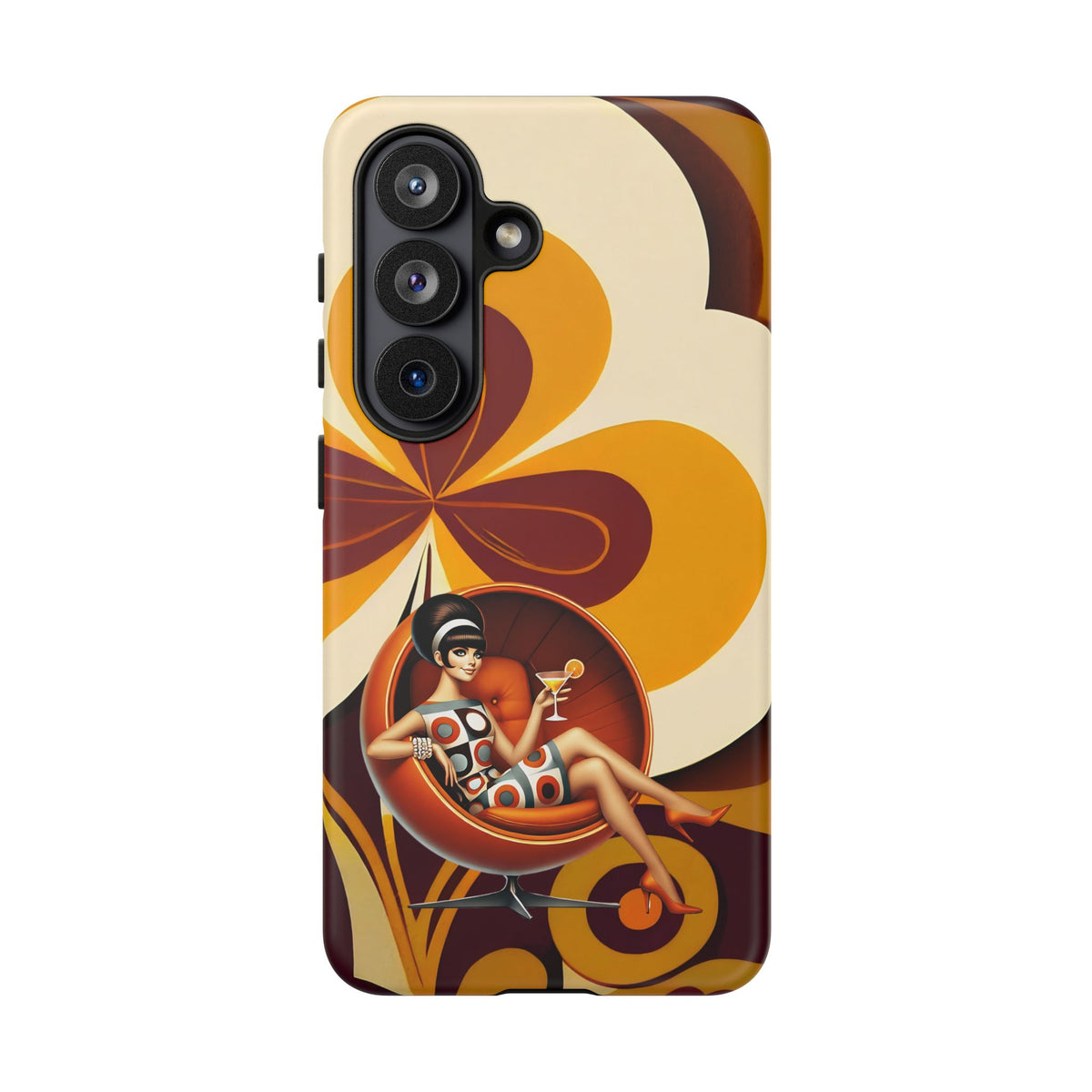 Groovy Mod 60s Retro Flower Power Phone Cases