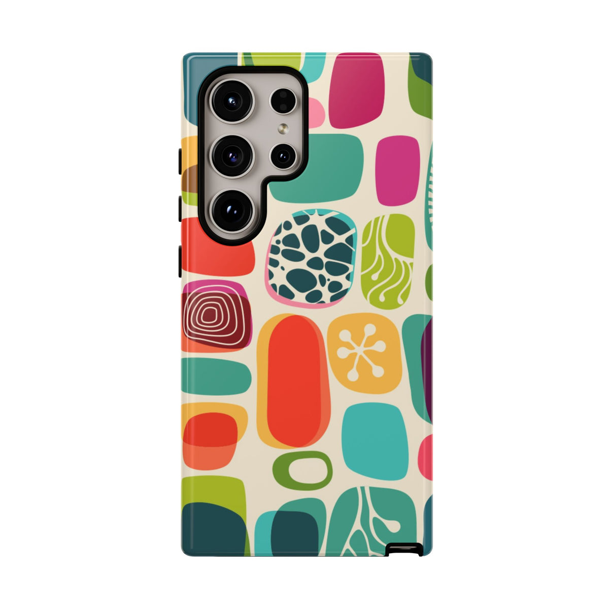 Mid Century Modern Amoeba Designed Tough Phone Case