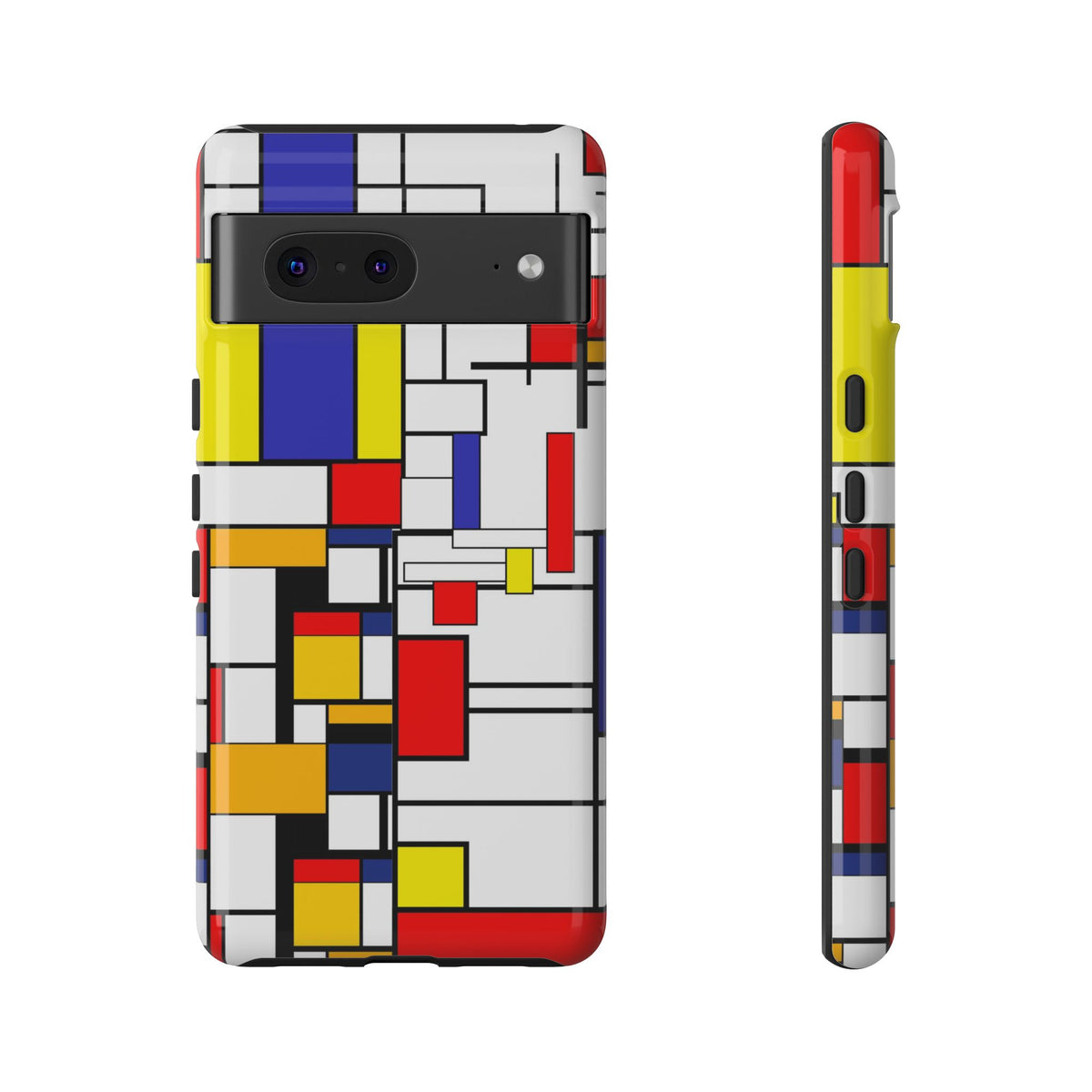 Retro Mod Mondrian, Mid Century Modern Style Tough Phone Case