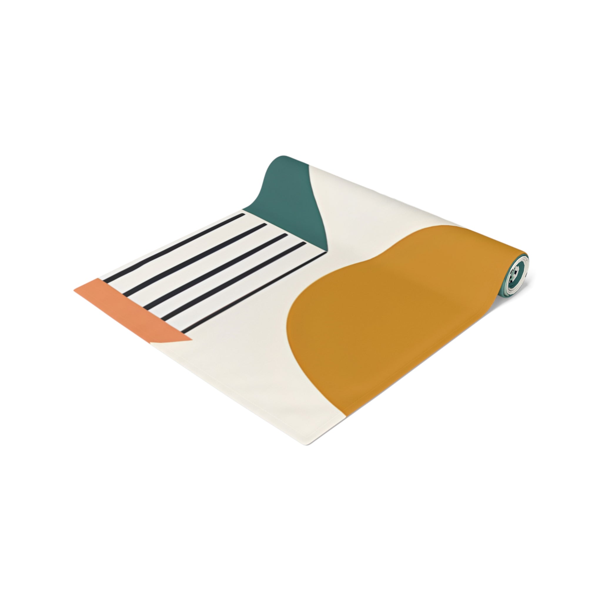 Mid Century Modern Scandinavian Designed Geometric Mod Boho Style Table Runner - Mid Century Modern Gal