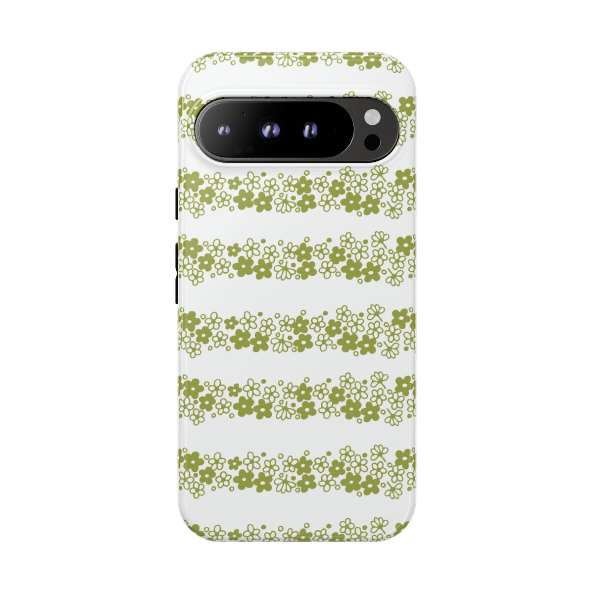 Pyrex Crazy Daisy Spring BlossonFloral Phone Case: Tough Cases with Elegant Green Floral Design, Durable Phone Cover