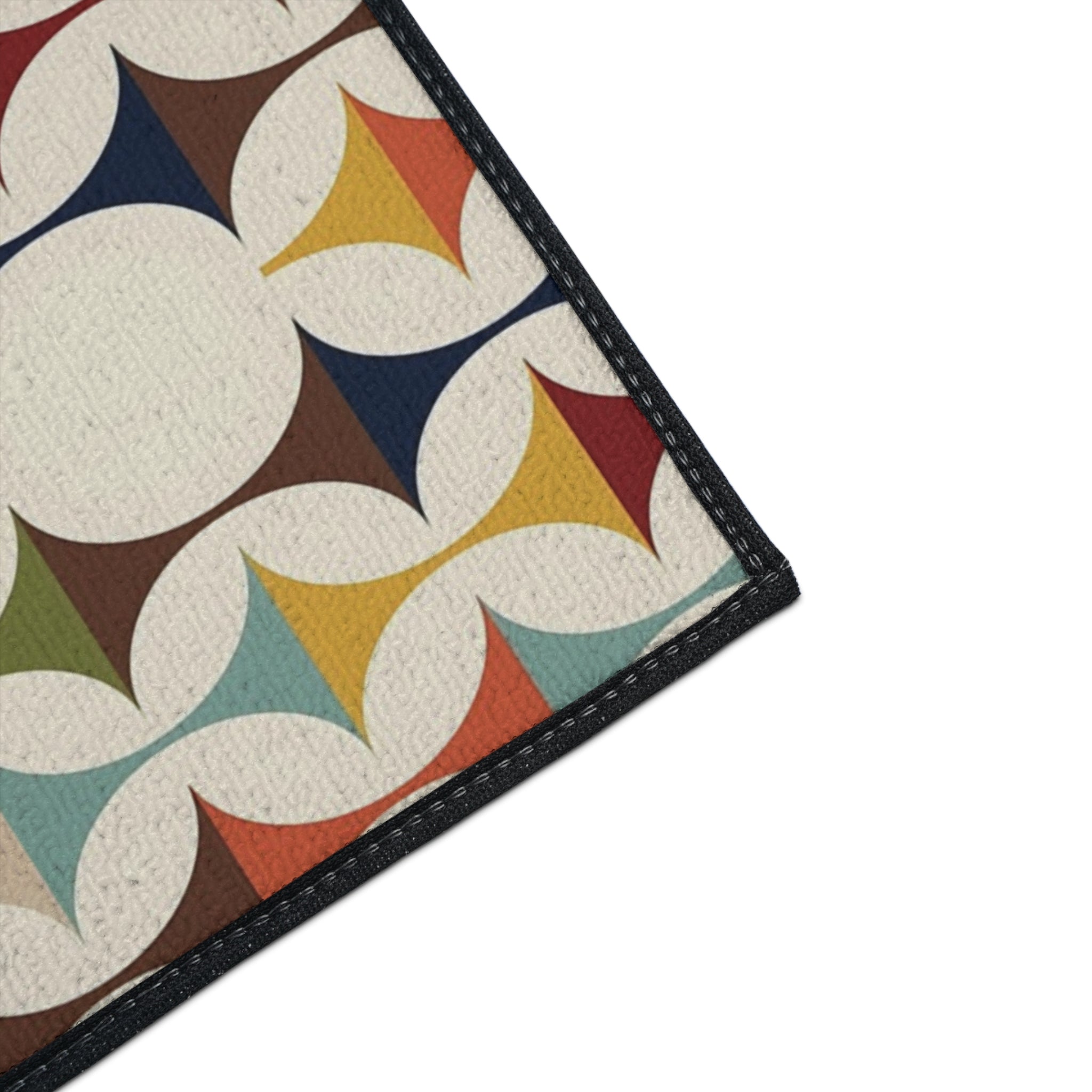 Mid Century Modern Scandinavian Designed Kitchen, Bath Heavy Duty Floor Mat - Mid Century Modern Gal