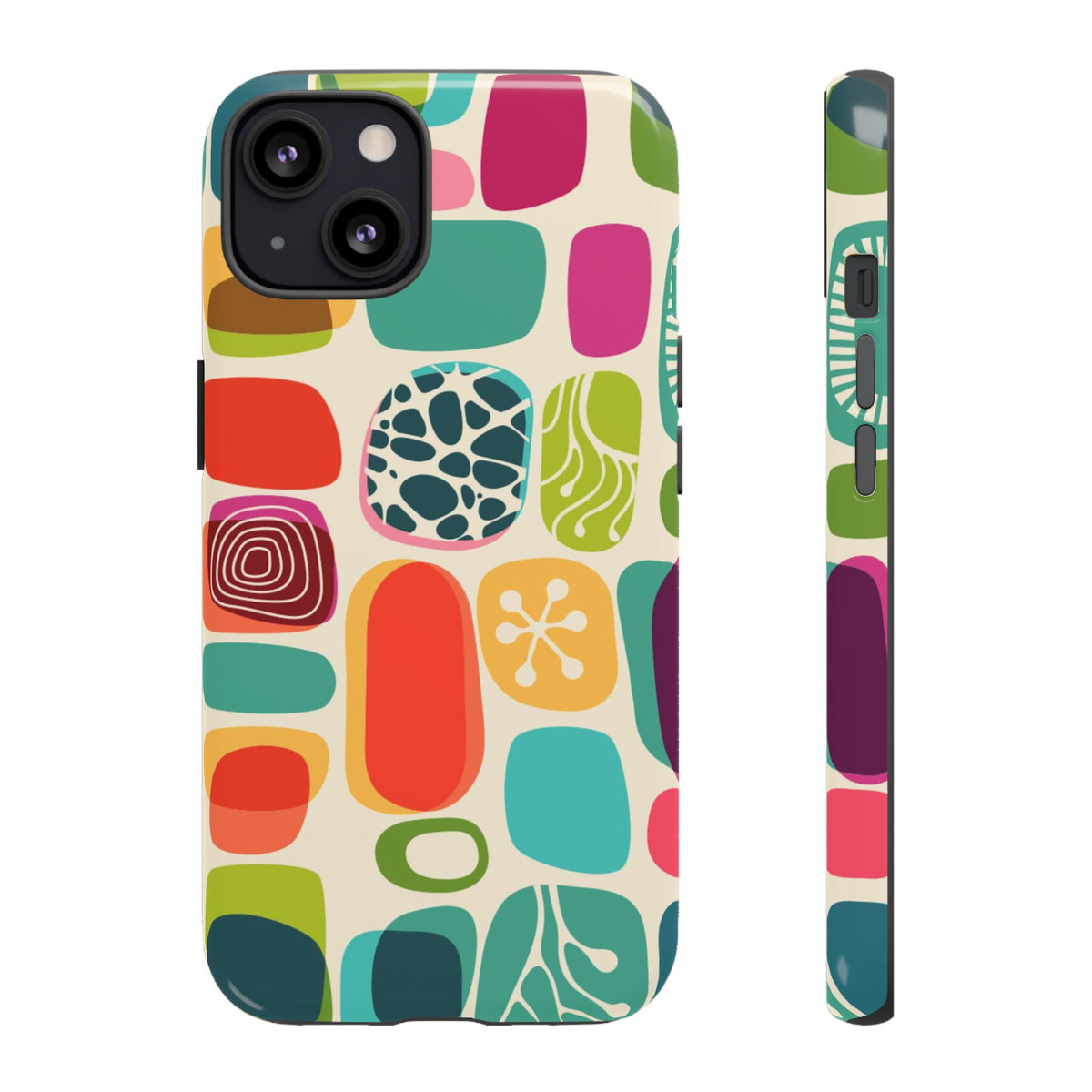 Mid Century Modern Amoeba Designed Tough Phone Case