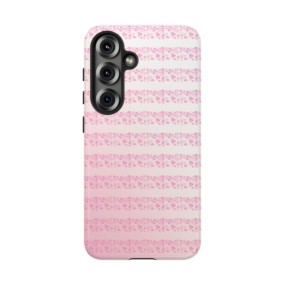 Pink Pyrex Gooseberry Striped Phone Case, Stylish Phone Cover, Tough Protective Case, Cute Cell Phone Case, Trending Gift for Her