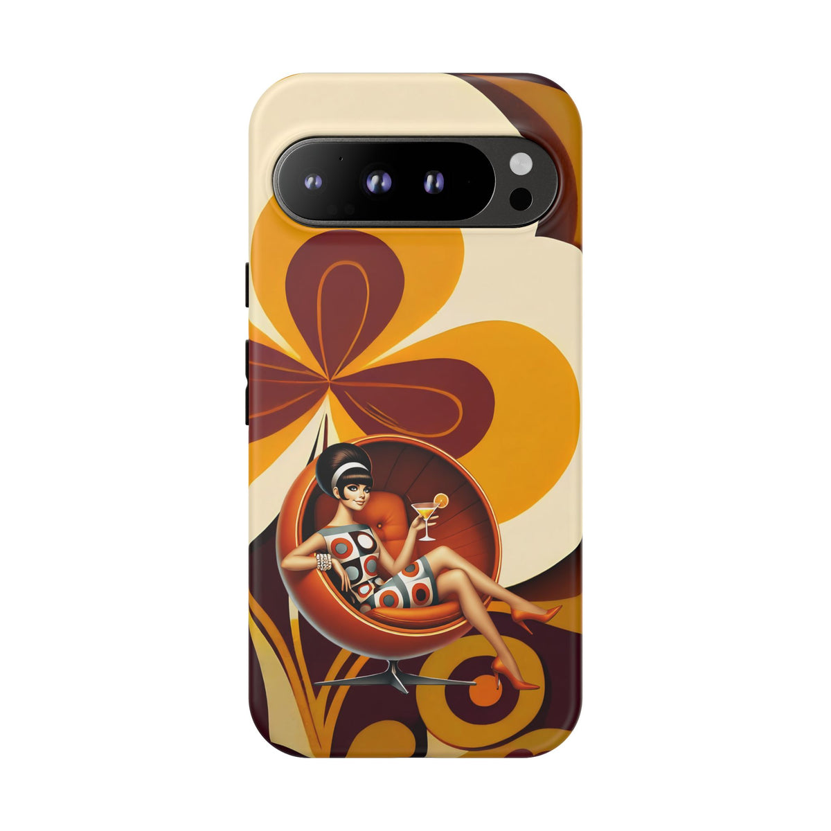 Groovy Mod 60s Retro Flower Power Phone Cases