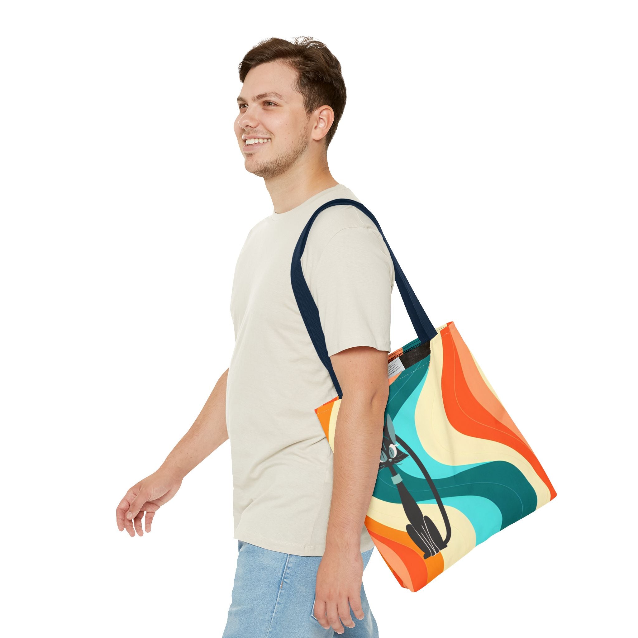 Atomic Cat Mid Mod Groovy Tote Bag