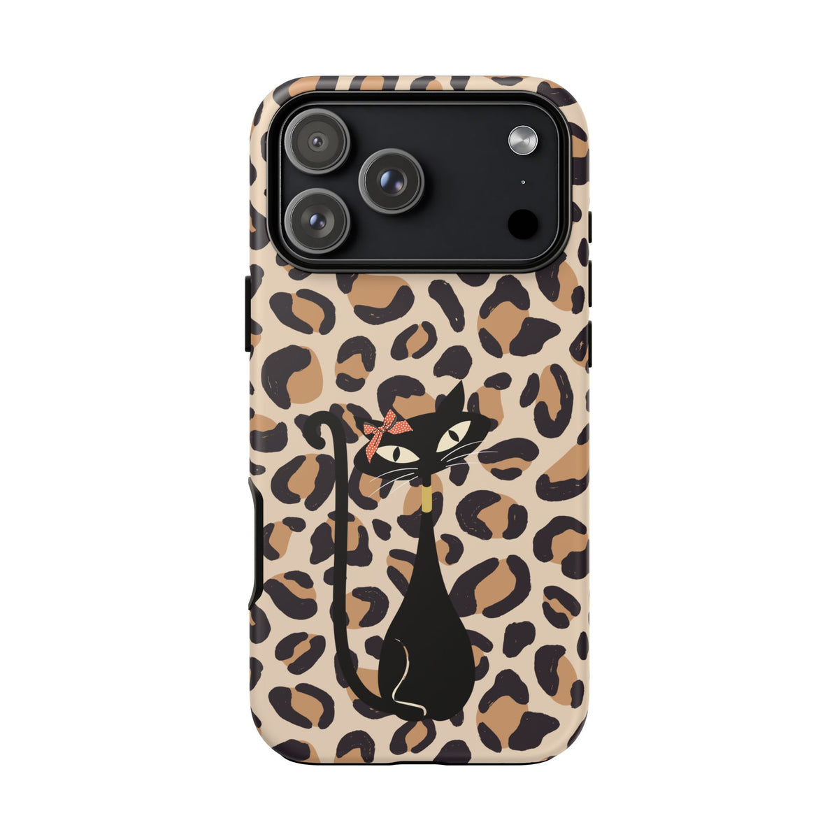 Mid Century Modern 50s Leopard Print, Atomic Cat, Mid Mod Tough Cases