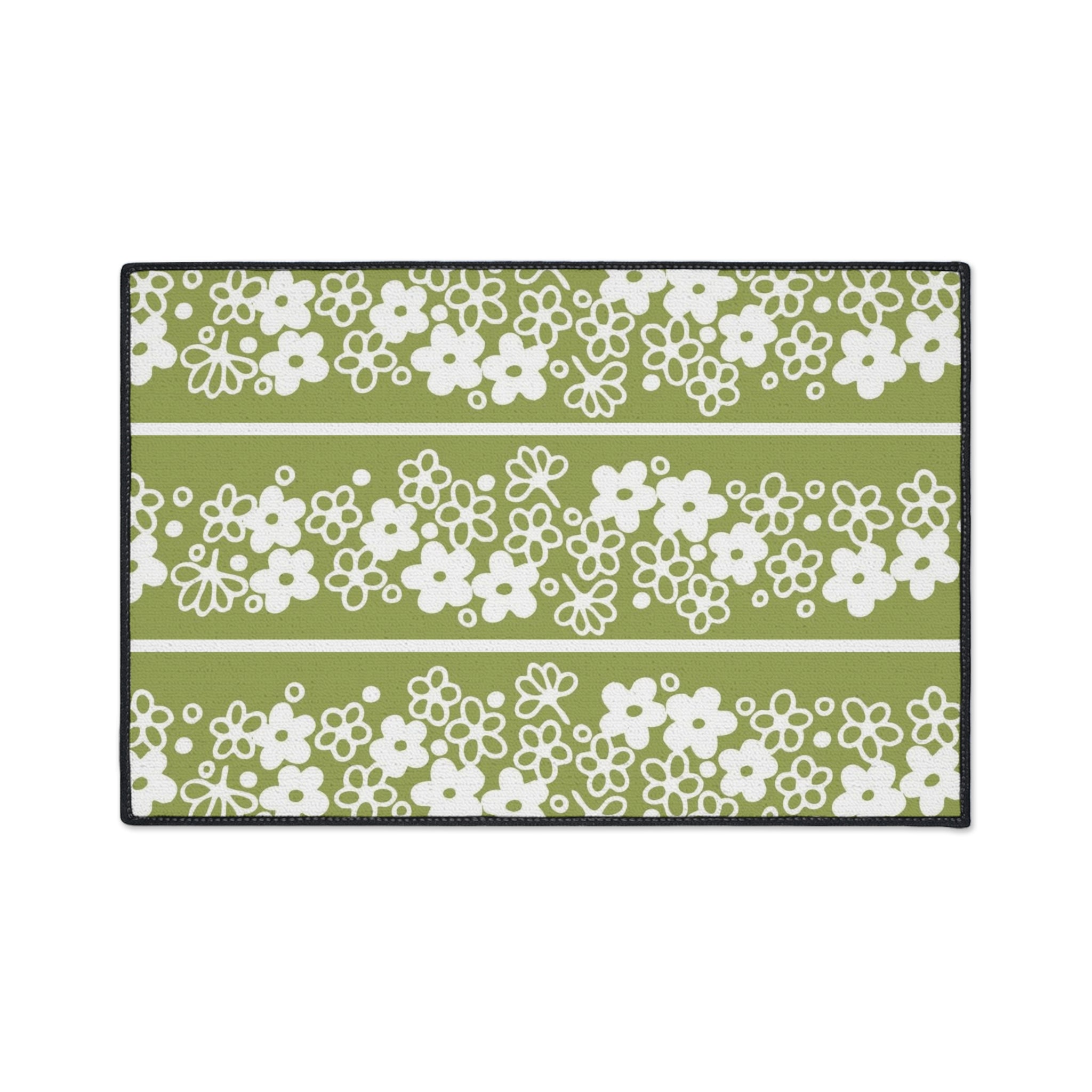 Kitchen Floor Mat, Spring Blossom Pyrex Lover, Collector Retro Kitchen Decor - Mid Century Modern Gal