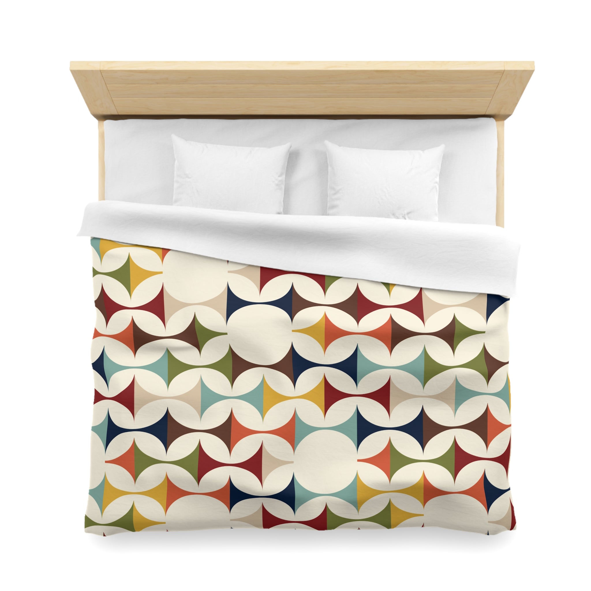Scandinavian Modern Danish, Mid Century Modern Geometric Duvet Cover - Mid Century Modern Gal